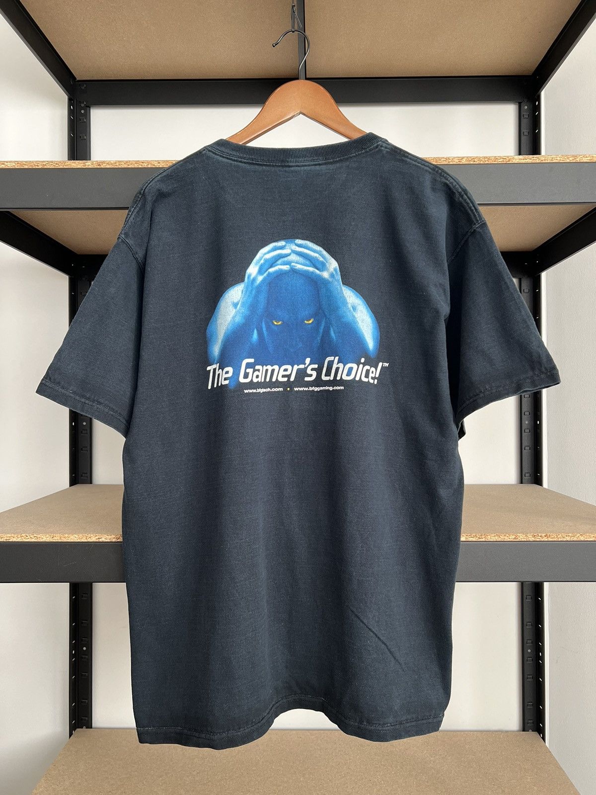 Vintage Vintage 2000s BFG Tech The Gamer's Choice Black T-shirt Size US XL / EU 56 / 4 - 1 Thumbnail