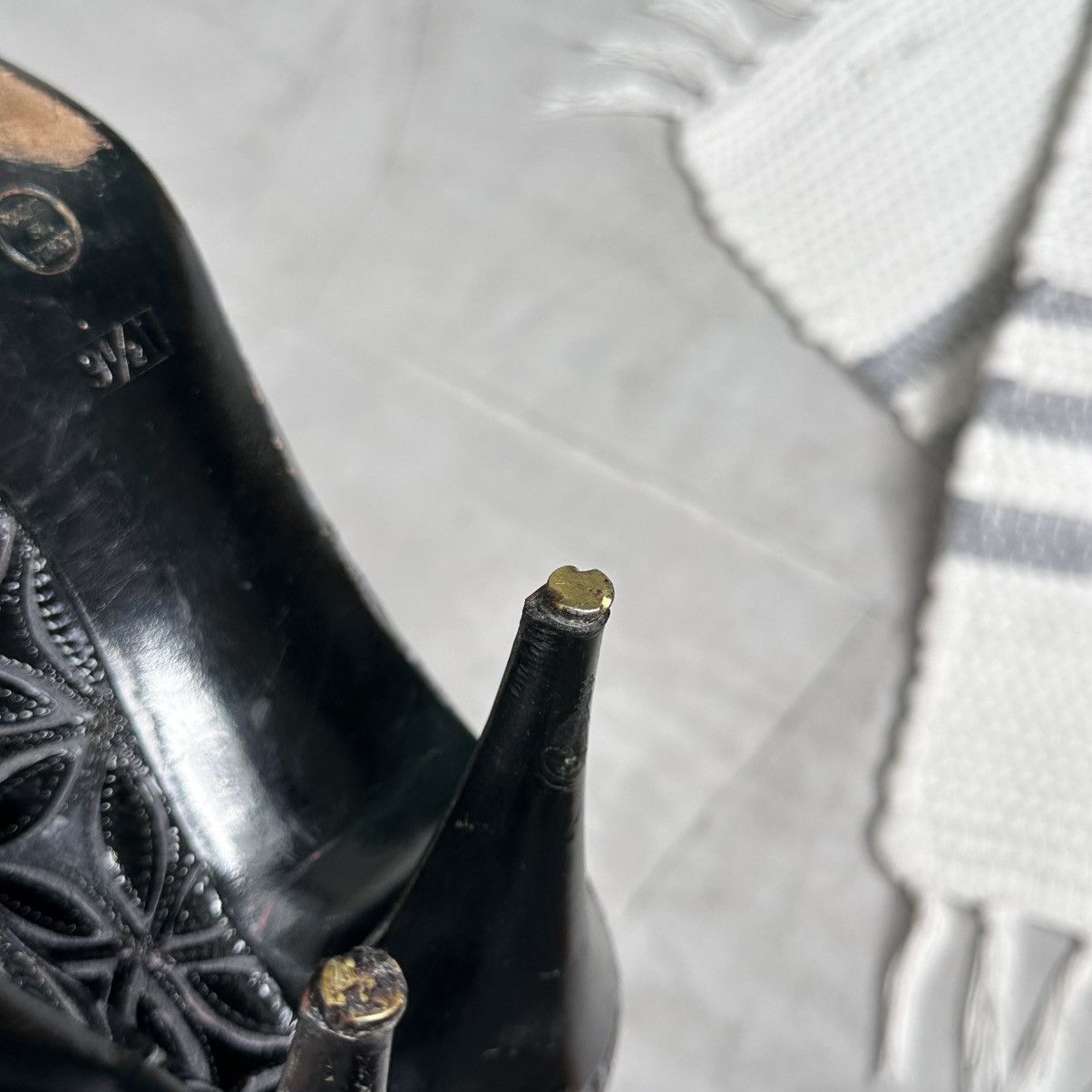 Rene Caovilla Vintage Rene Caovilla Floral Heels Miu Miu Vibe Size US 10 / IT 40 - 18 Thumbnail