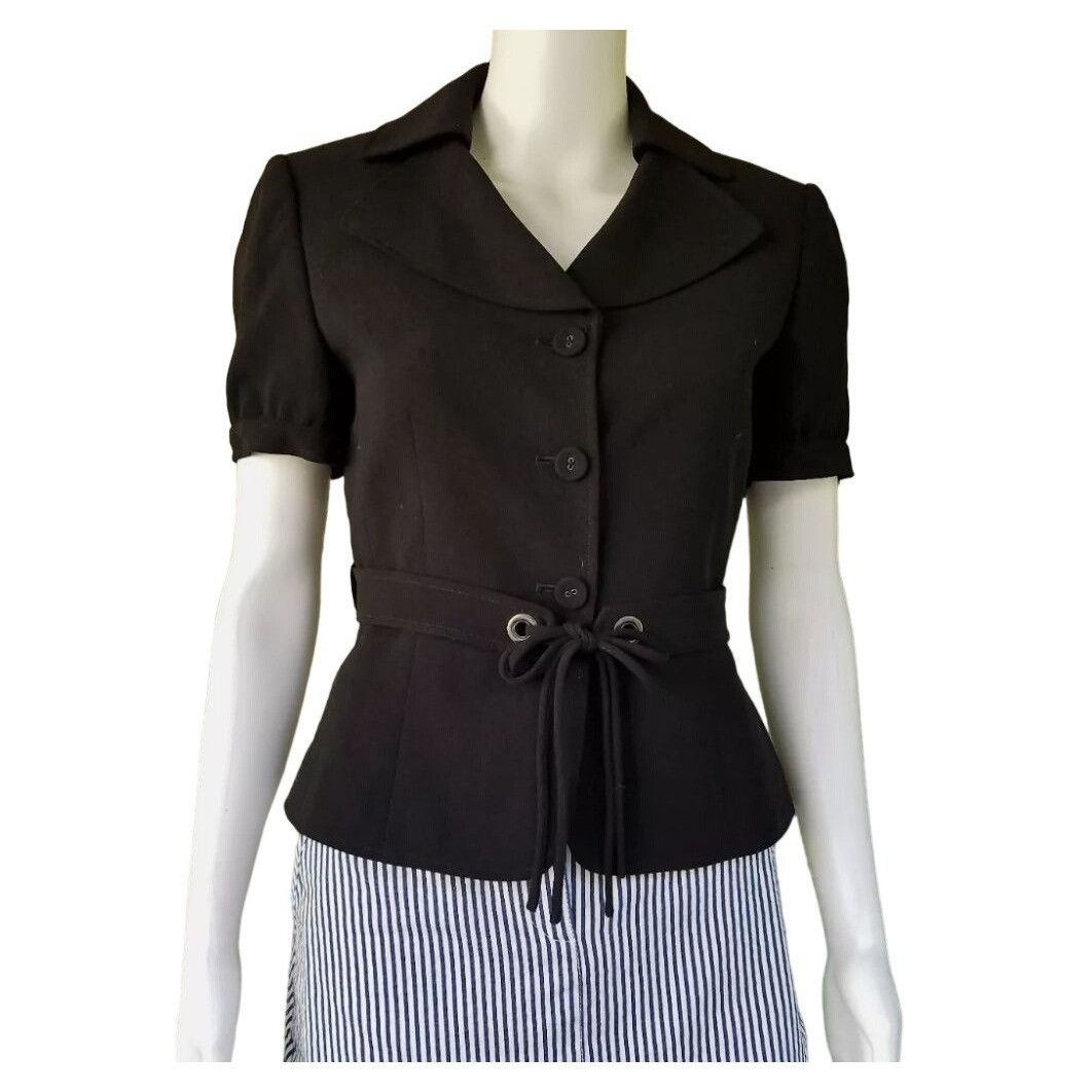 Other Tahari Short Sleeve Blazer Black Women’s 8P Petite Arthur S. Size M / US 6-8 / IT 42-44 - 2 Thumbnail