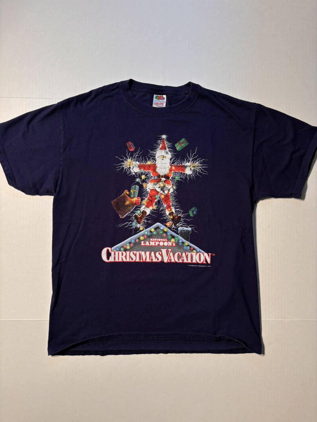 Fruit Of The Loom Vtg National Lampoons Christmas Vacation Holiday Movie Promo Size US L / EU 52-54 / 3 - 1 Thumbnail
