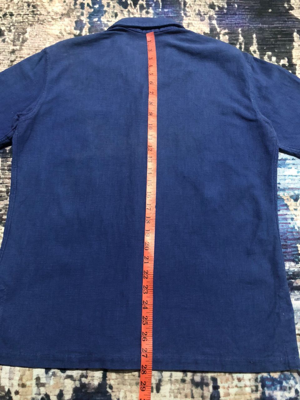 Gucci Vintage 50s/60s Gucci Indigo Casual Shirts Short Sleeve Size US L / EU 52-54 / 3 - 19 Thumbnail