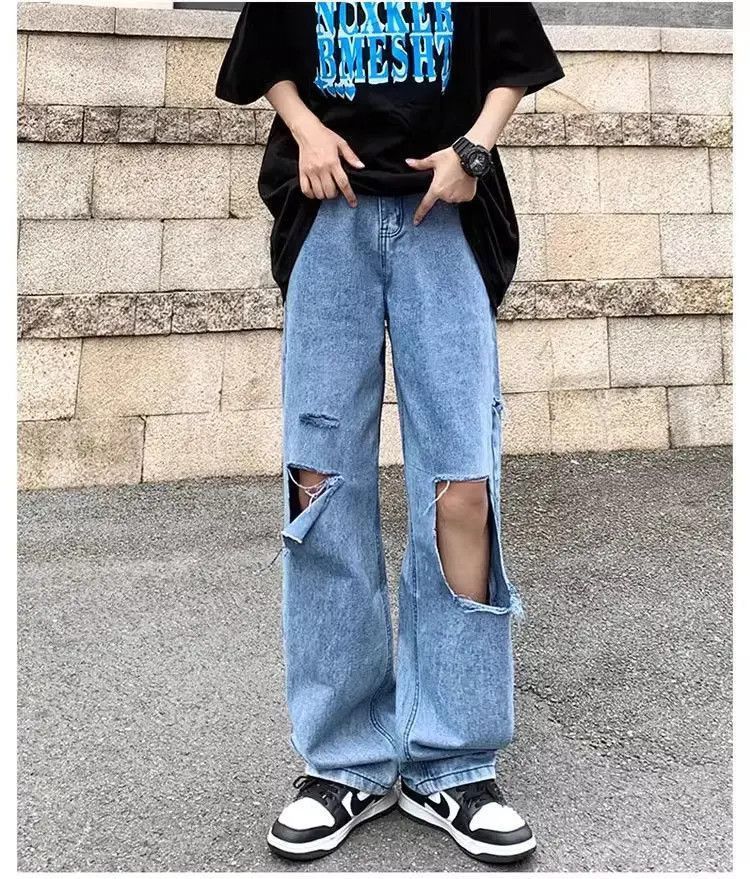 Japanese Brand Straight and loose fitting vintage casual jeans Size US 32 / EU 48 - 5 Thumbnail