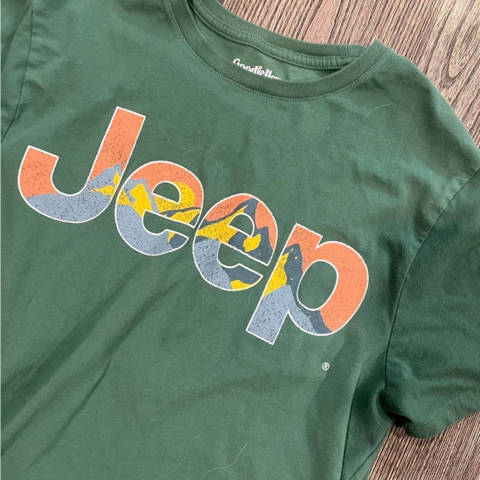 Vintage Goodfellow & Co Jeep Short Sleeve T-Shirt Regular Fit Crew M Size US M / EU 48-50 / 2 - 2 Thumbnail