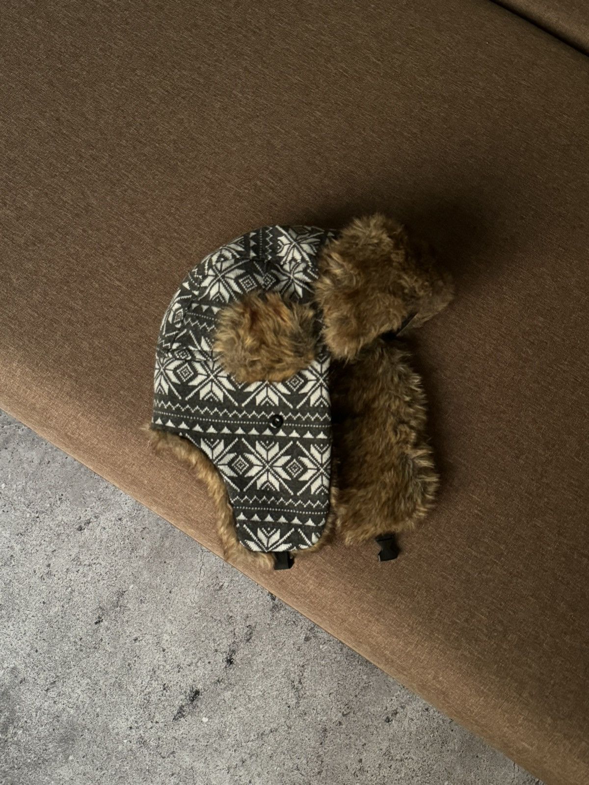 Japanese Brand Vintage winter Y2K fuzzy fur ushanka hat punk Japanese Size ONE SIZE - 1 Thumbnail