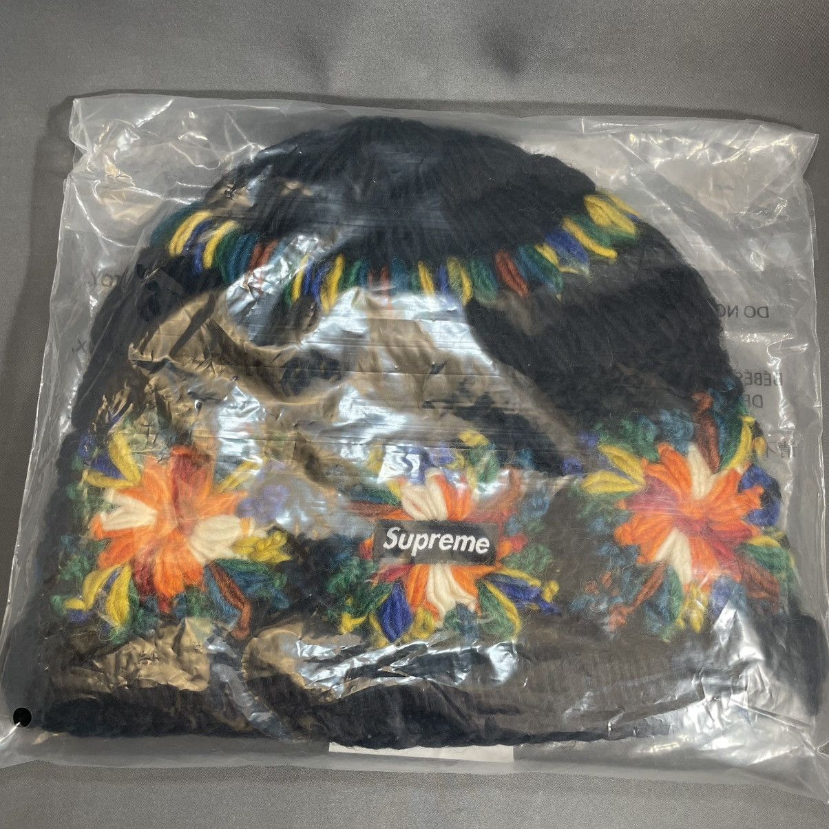 Supreme Supreme Crochet Beanie Black (SS25) | Grailed