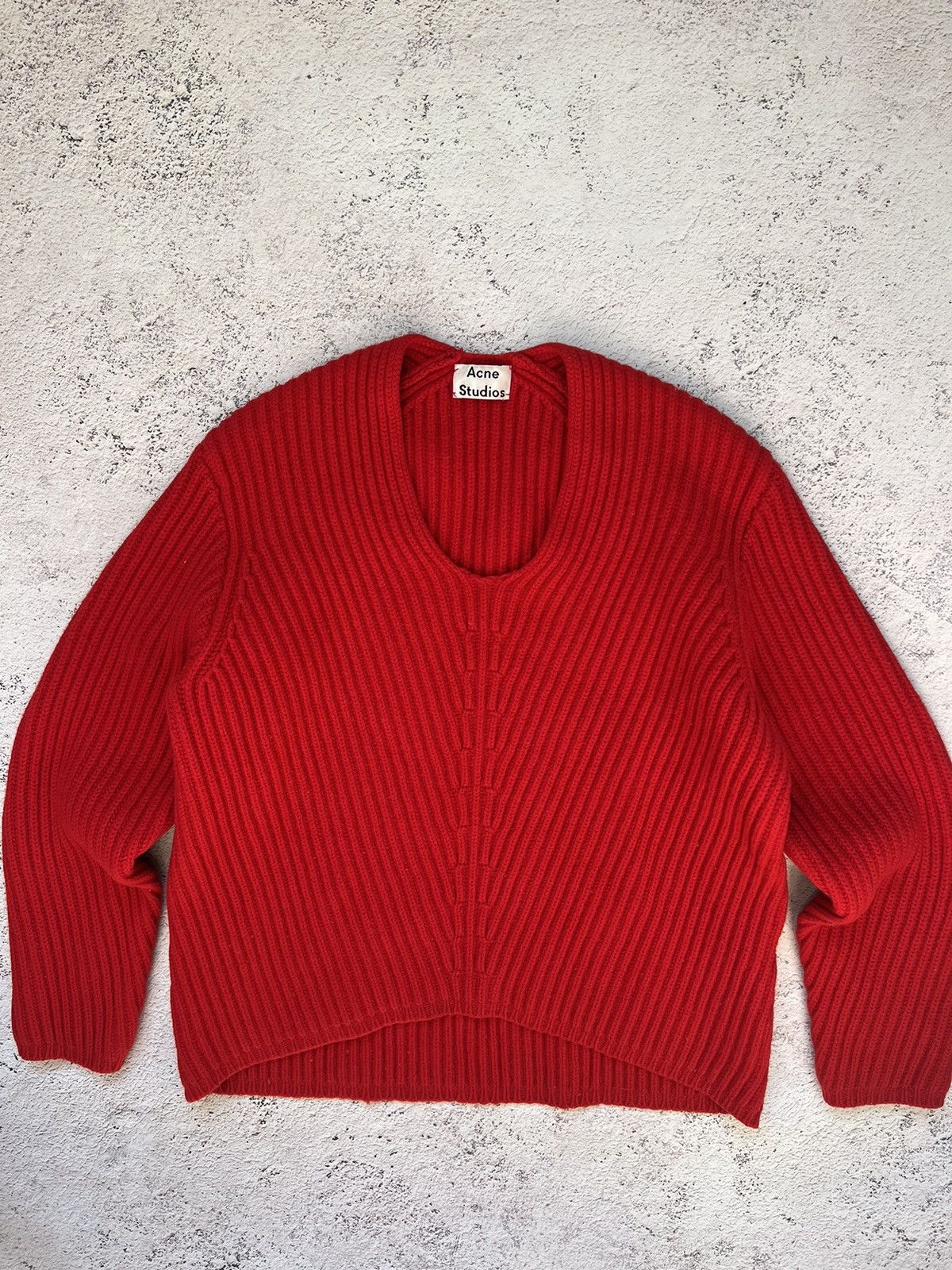 Women's Acne Studios Deborah L-wool Sweater Red