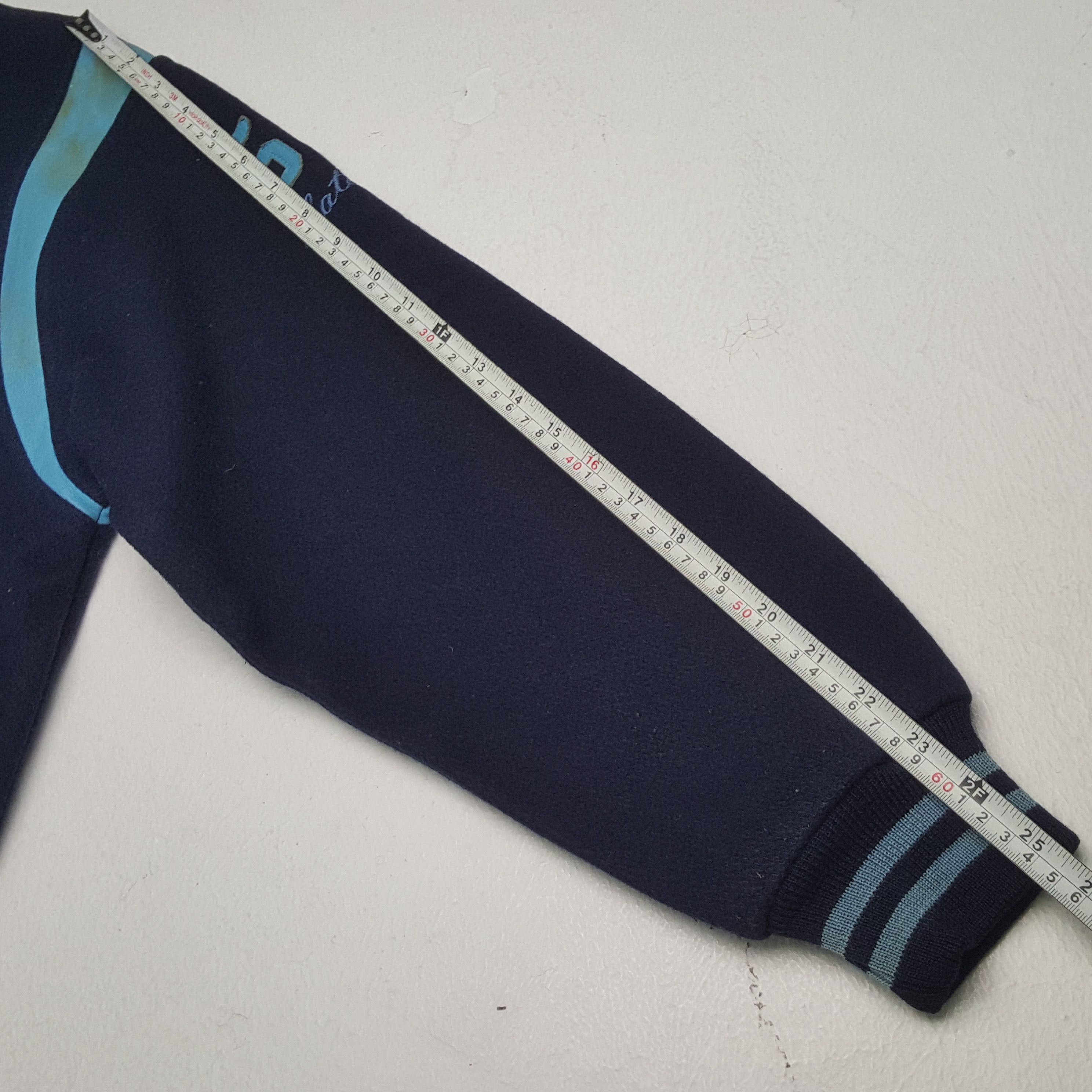 Japanese Brand × NBA × Vintage Vintage EIGHTYS BASKETBALL American NBA Varsity Jacket Size US M / EU 48-50 / 2 - 5 Thumbnail