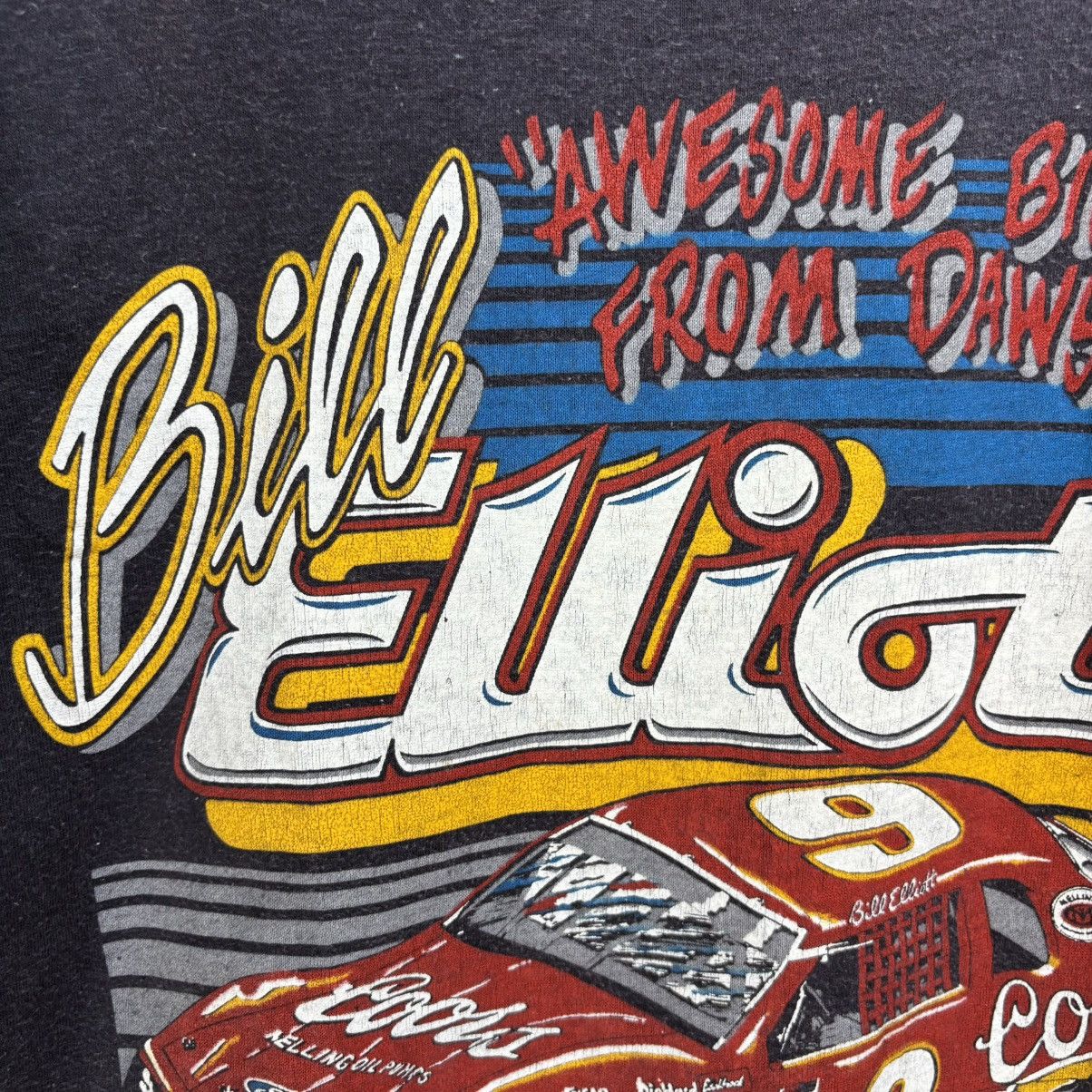 NASCAR × Vintage Vintage 80s Bill Elliot American NASCAR Racer T-shirt Size US S / EU 44-46 / 1 - 4 Thumbnail