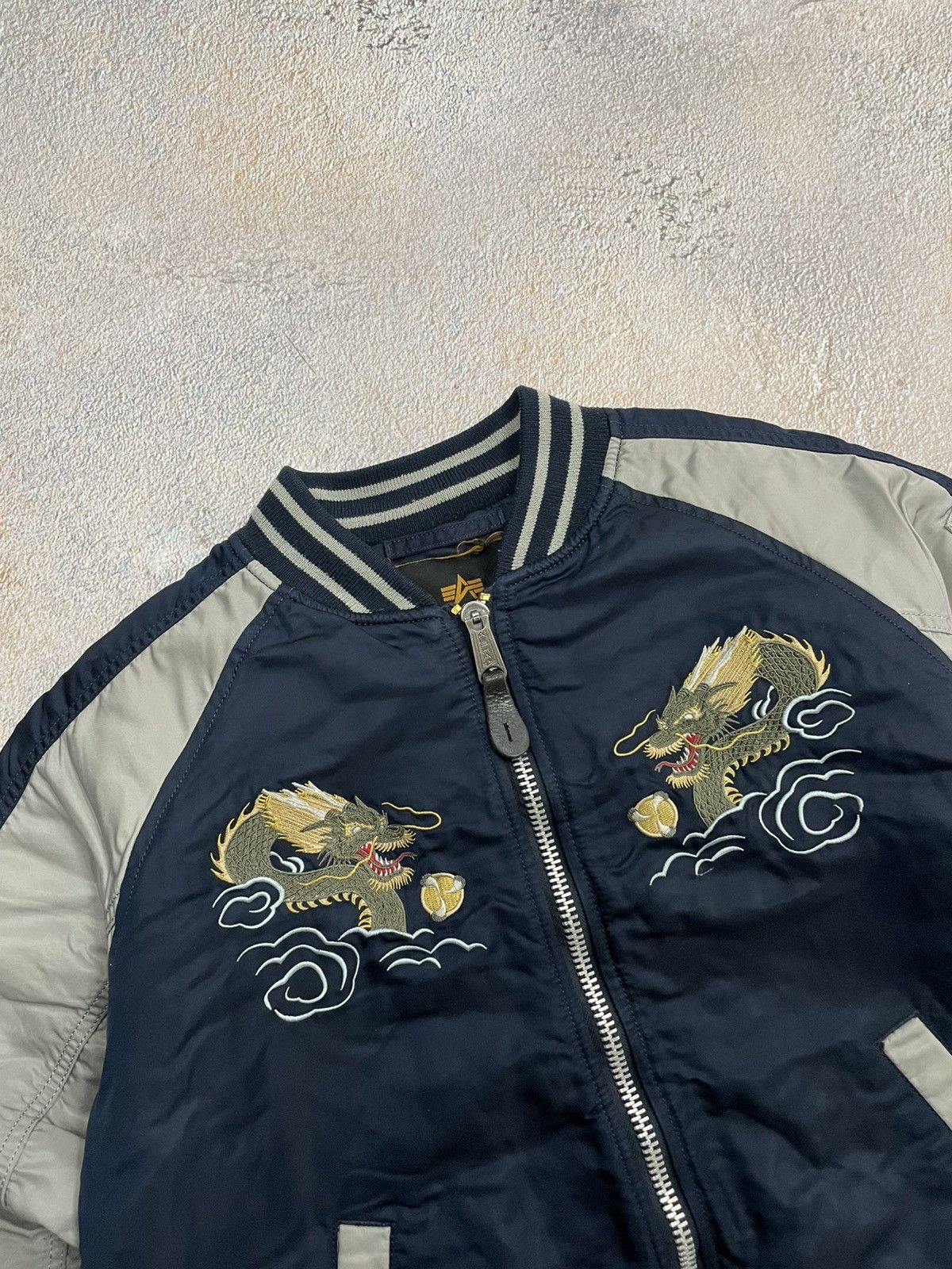 Alpha Industries Alpha Industries Japanese Dragon Bomber Jacket Size US S / EU 44-46 / 1 - 6 Thumbnail