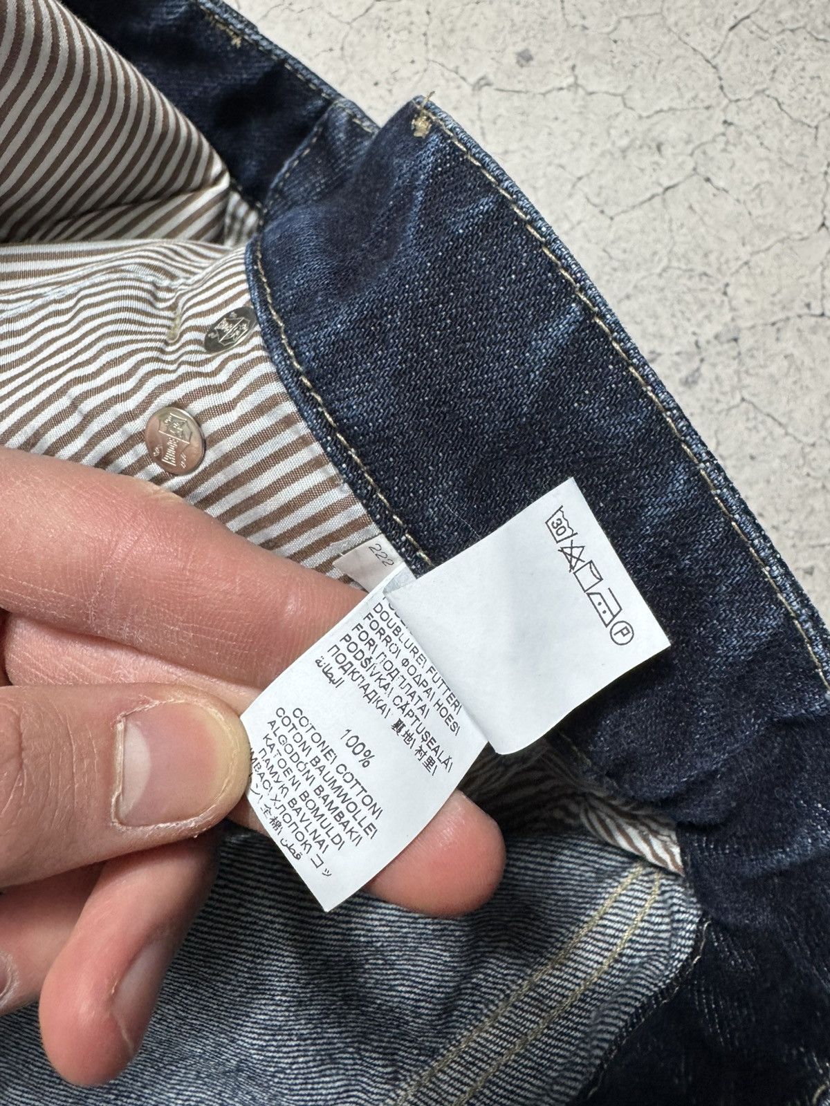 Brunello Cucinelli Brunello Cucinelli Luxury Denim Jeans Vintage Navy Size US 34 / EU 50 - 14 Thumbnail