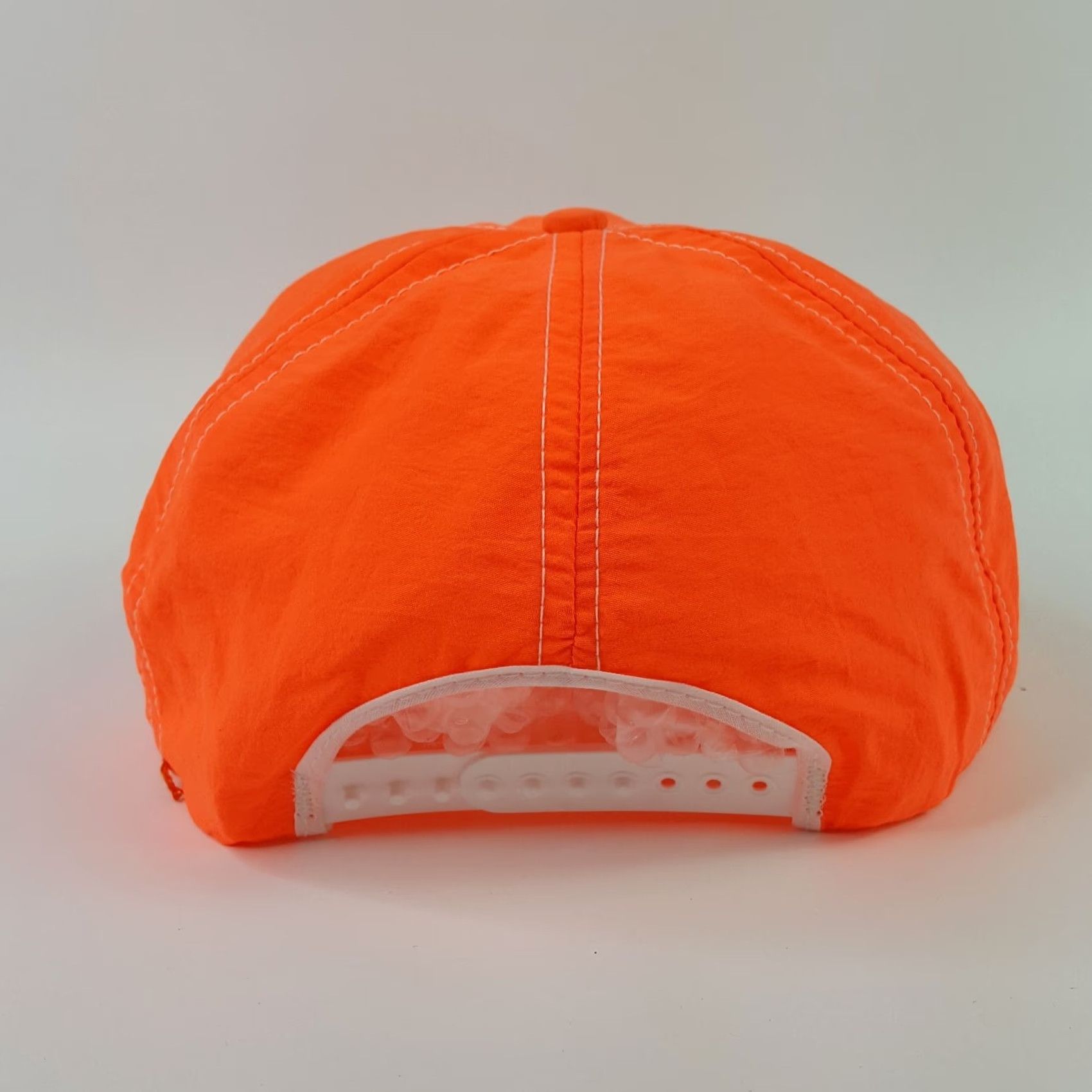 Vintage VINTAGE Flint River Manufacturing Satellite Sports SSN Neon Orange USA TV Movie Trucker Hat Snapback Adjustable Yellow? Size ONE SIZE - 5 Thumbnail