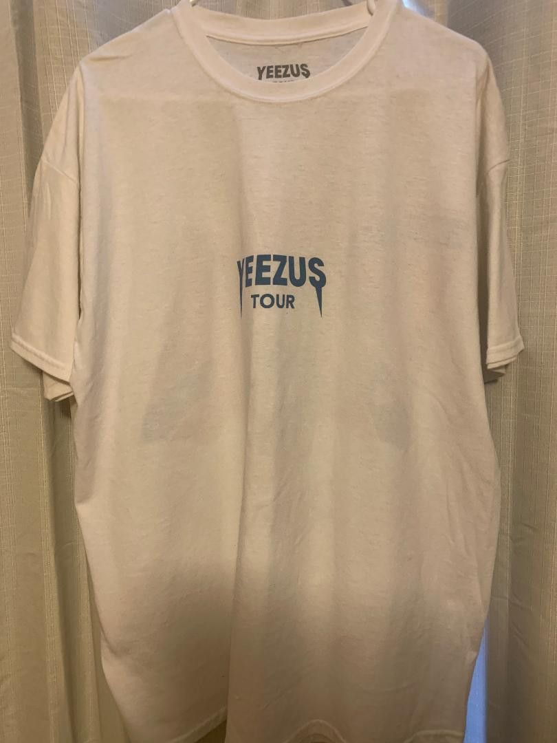 image of Kanye West x Vintage Yeezus Tour X Wes Lang "i Ain't Comin' Down" Shirt in White, Men's (Size XL)