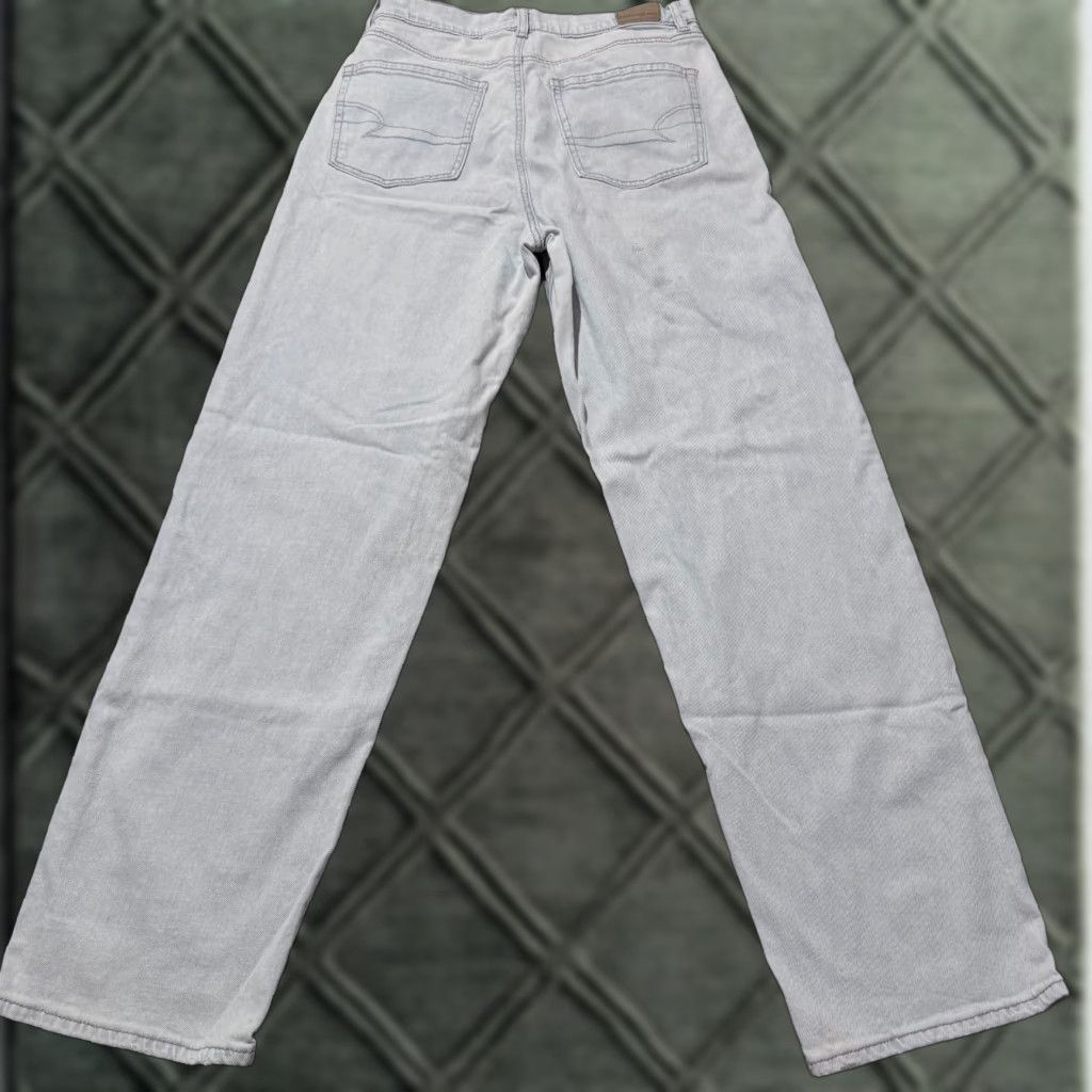 American Eagle Outfitters American Eagle Strigid Jeans Women's High Rise Straight Blue Denim Pockets 10 Size 32" / US 10 / IT 46 - 1 Thumbnail