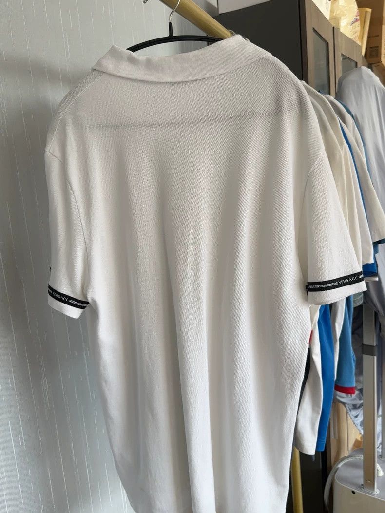 Versace Versace White casual polo shirt Size US XXL / EU 58 / 5 - 2 Thumbnail