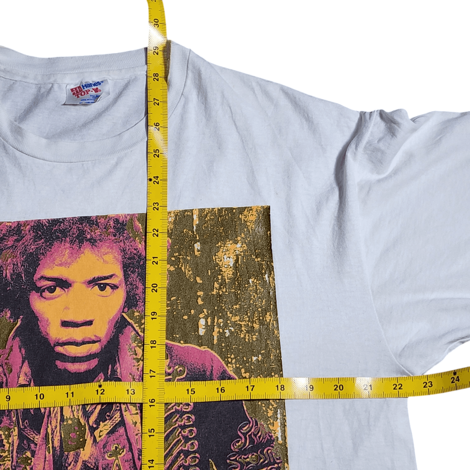 Band Tees × Jimi Hendrix × Vintage Vintage 1992 Jimi Hendrix Gered Mankowitz shirt promo tee Size US L / EU 52-54 / 3 - 9 Thumbnail