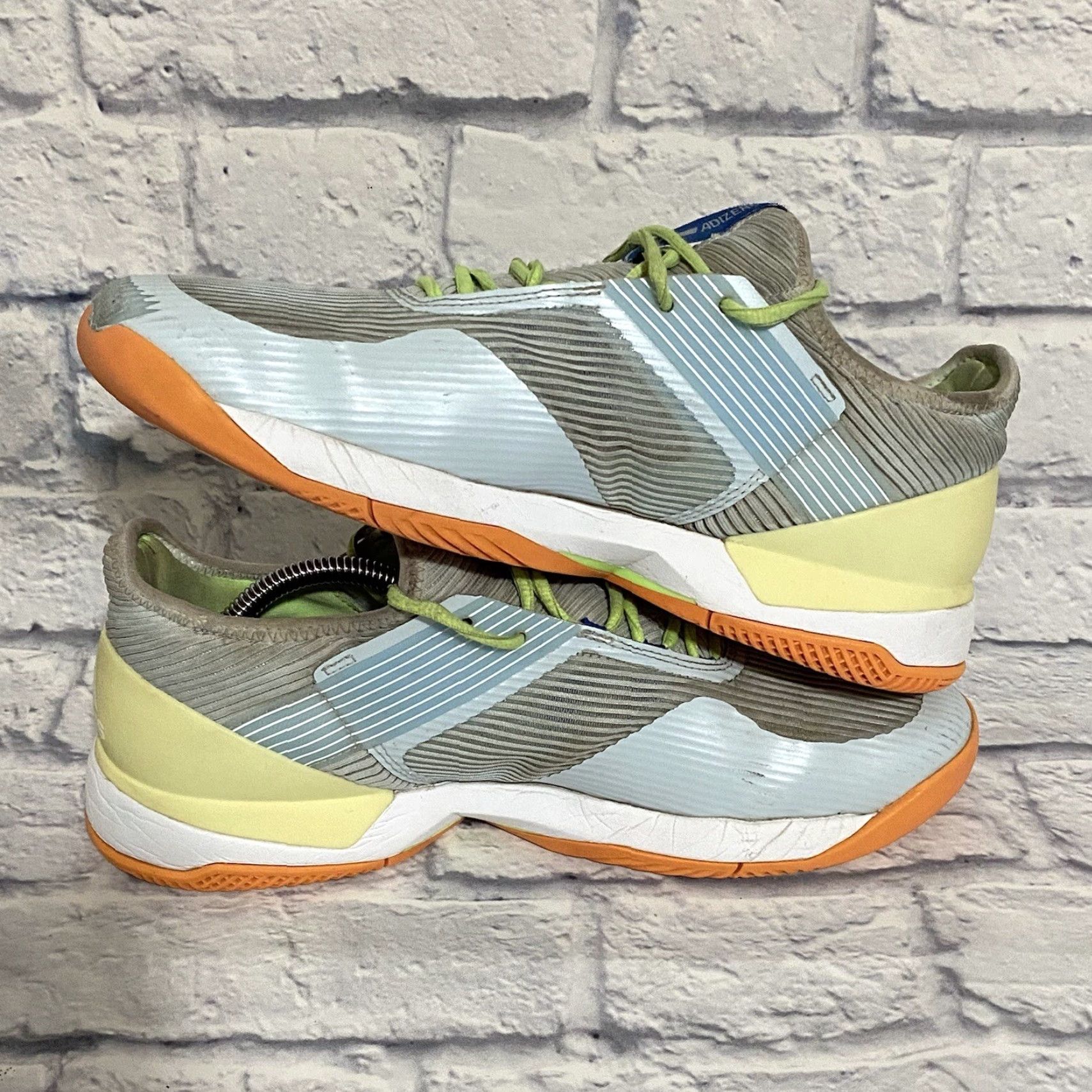 Adidas Adidas Adizero Ubersonic 3 EF2462 Womens Blue Green Lace Up Sneakers Size 10.5 Size US 11 / IT 41 - 7 Thumbnail