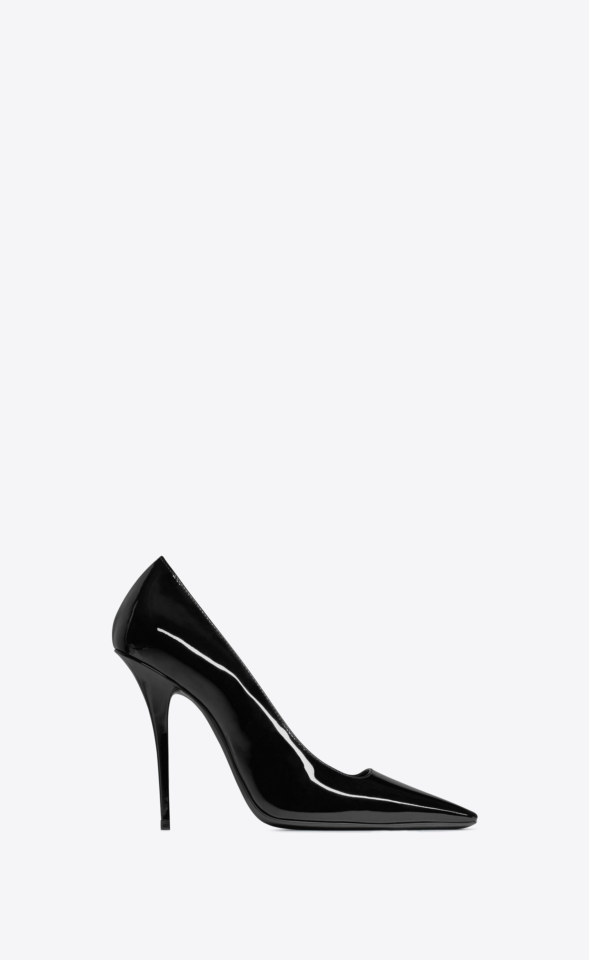 Saint Laurent Paris o1s1wg111224 Blade Pumps in Patent Leather in Black Size US 11 / IT 41 - 1 Thumbnail
