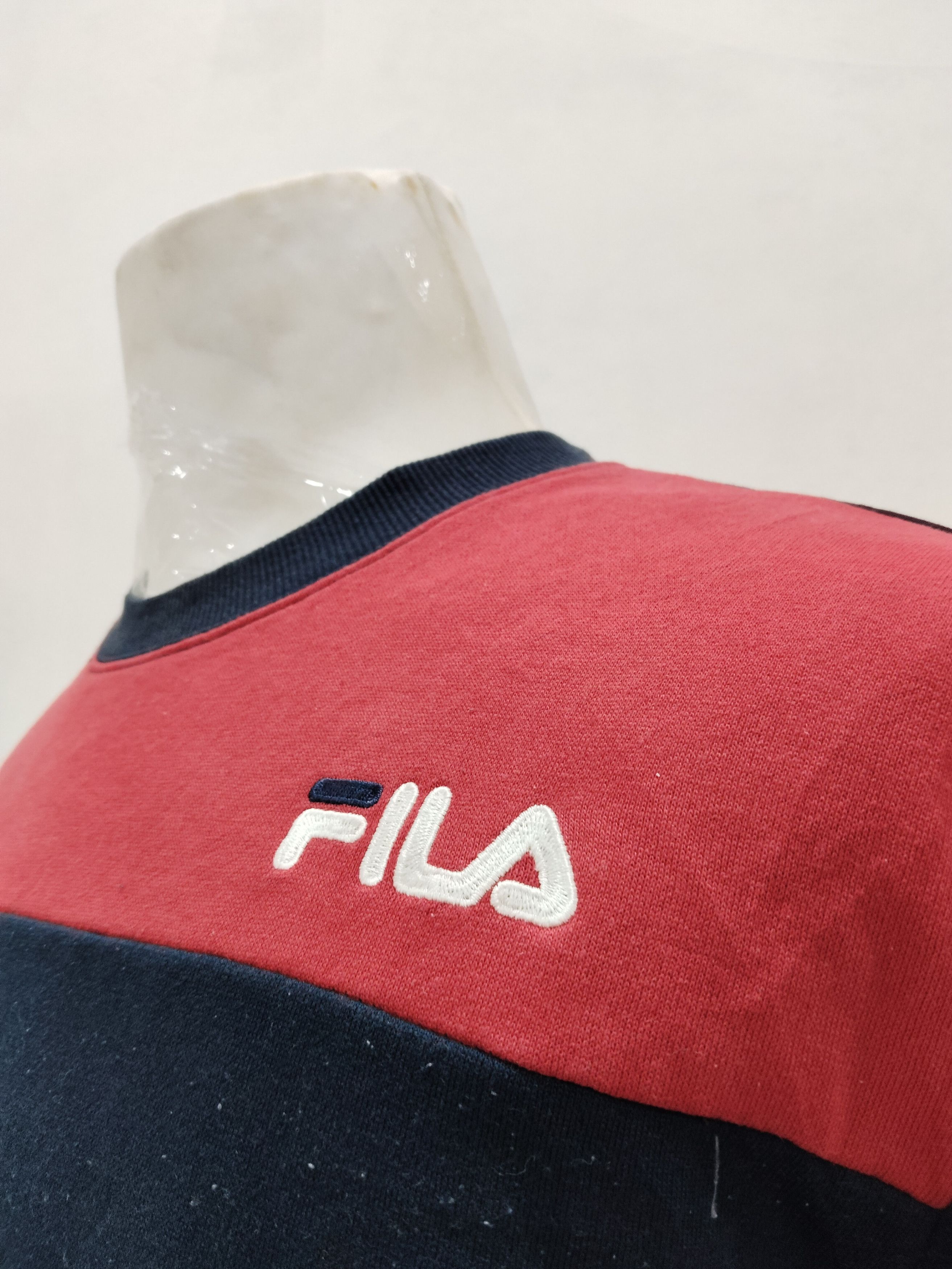 Fila × Vintage Vintage Y2k Fila Big Logo Sweatshirt Size US L / EU 52-54 / 3 - 2 Thumbnail