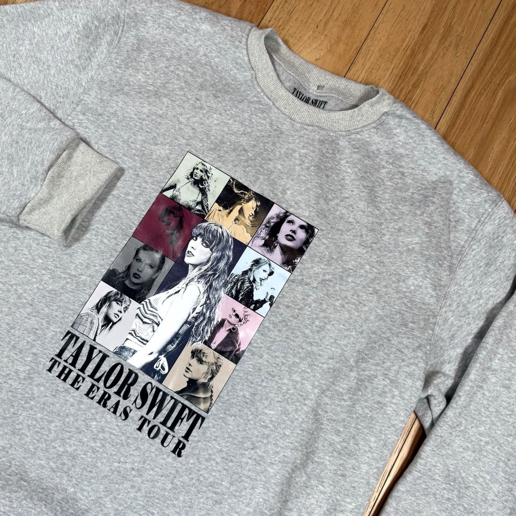 Vintage Taylor Swift The Eras Tour Official Merch Sweatshirt Pullover Gray Womens 2XL Size XXL / US 16-18 / IT 52-54 - 2 Thumbnail