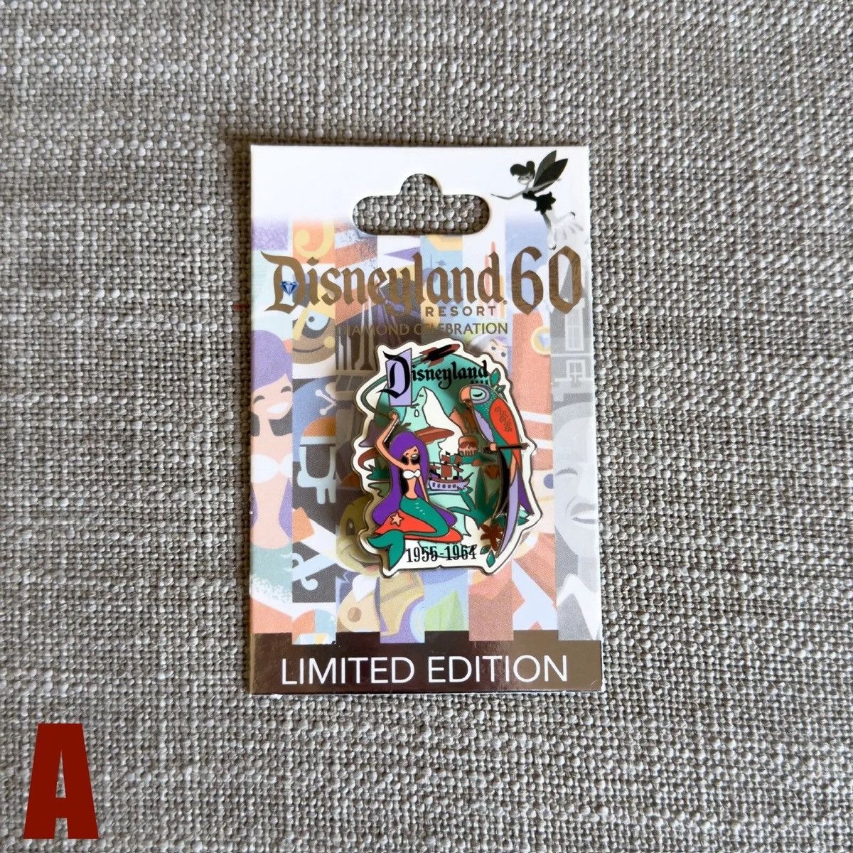 Disney Disneyland Diamond Anniversary Decades Series Pin 1955 1964 Size ONE SIZE - 1 Thumbnail