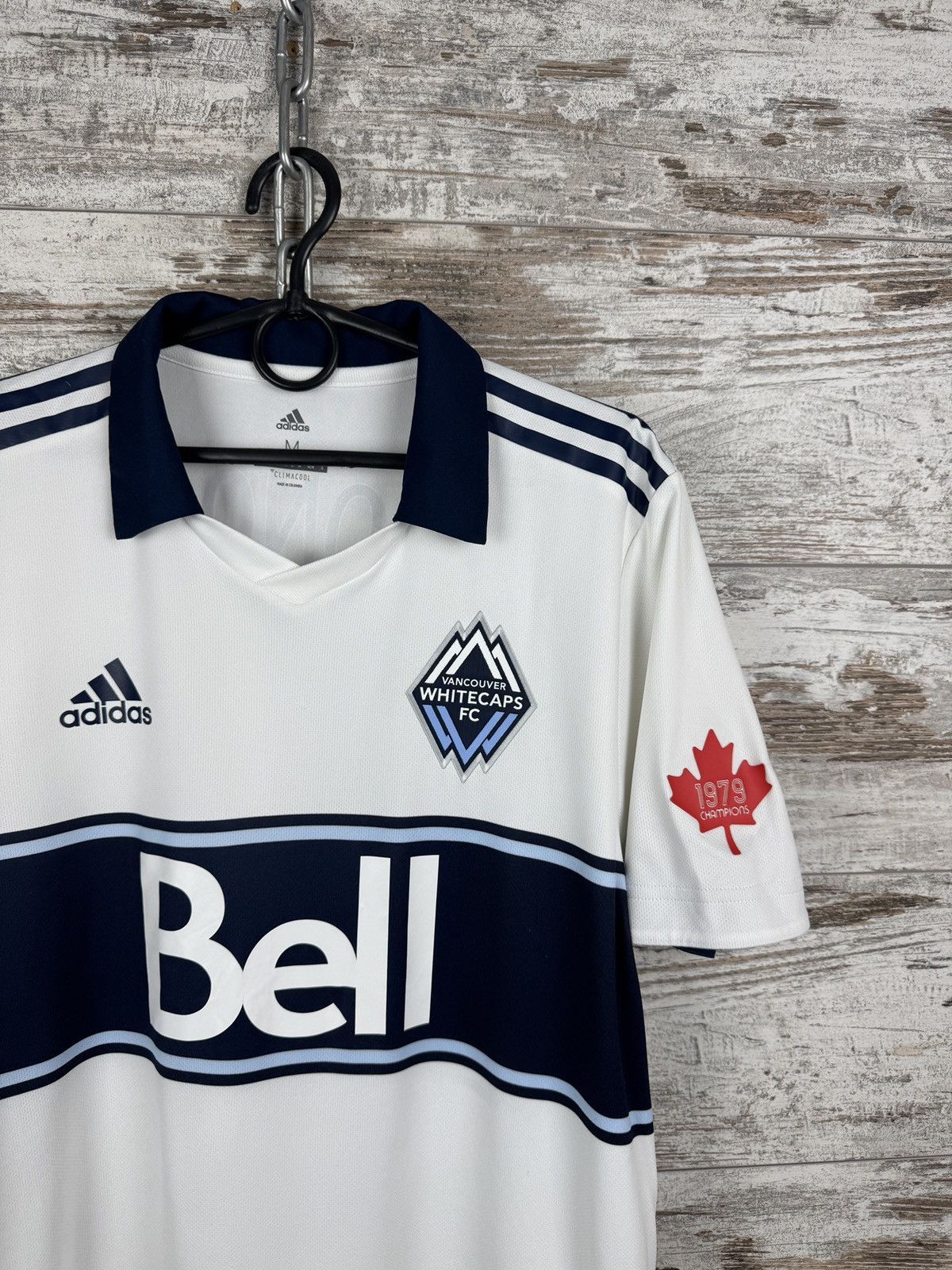 Adidas Mens Vintage Vancouver Whitecaps FC Mc Donough T-Shirt tee Size US M / EU 48-50 / 2 - 4 Thumbnail