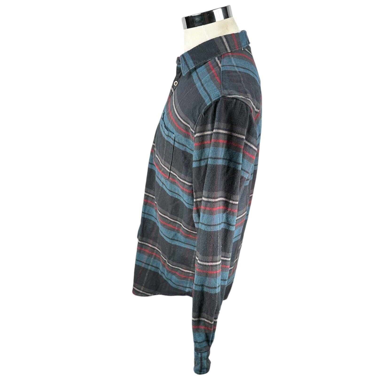 Carbon2Cobalt Carbon 2 Cobalt Flannel Shirt Men's M Blue Plaid Button Up Size US M / EU 48-50 / 2 - 3 Thumbnail