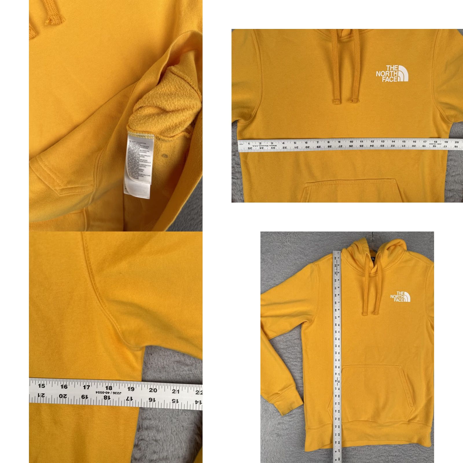The North Face The North Face Hoodie Mens Small Yellow Sierra Nevada Back Graphic Sweatshirt Size US S / EU 44-46 / 1 - 8 Thumbnail