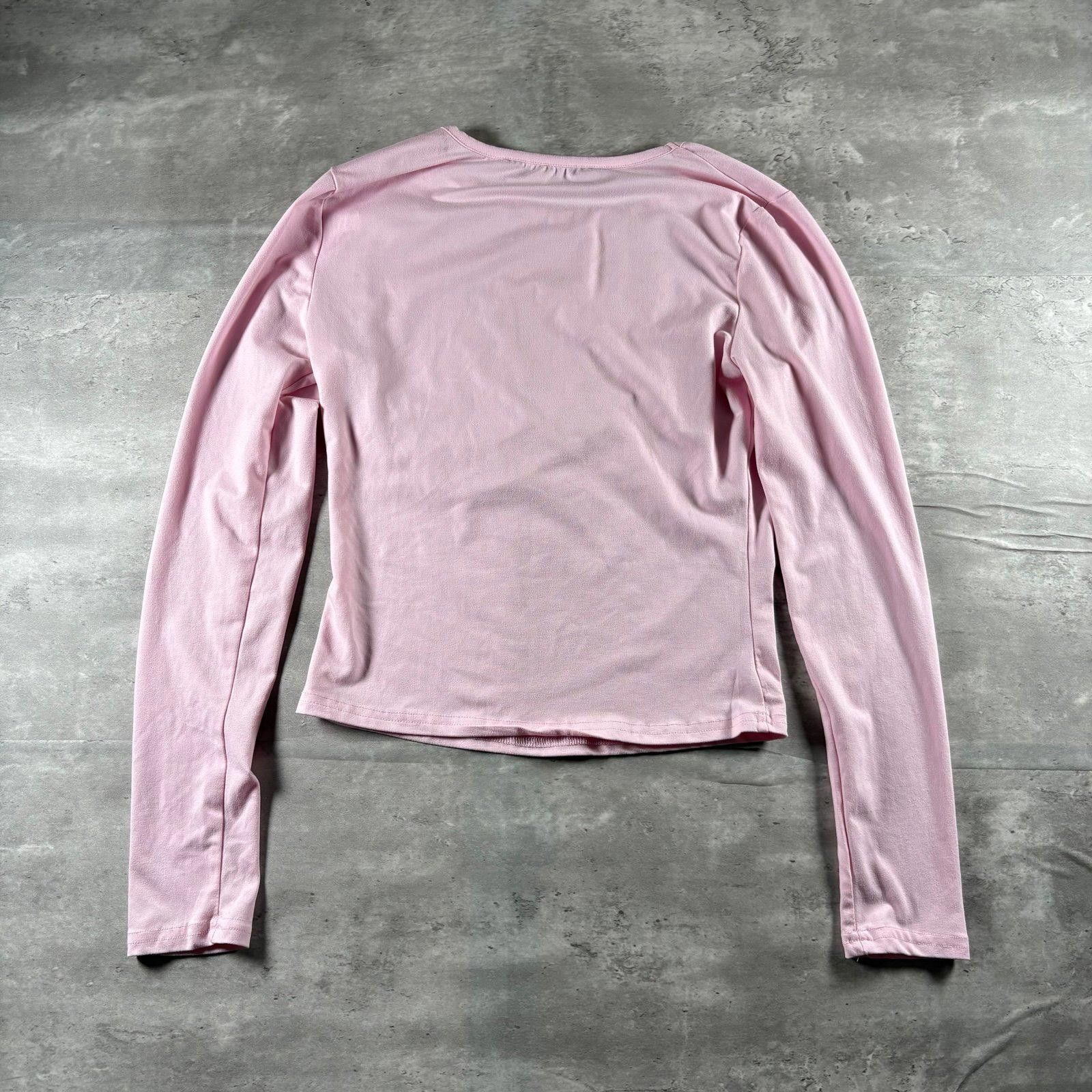 Zara Zara Light Pink Long Sleeve Top Size S / US 4 / IT 40 - 2 Thumbnail