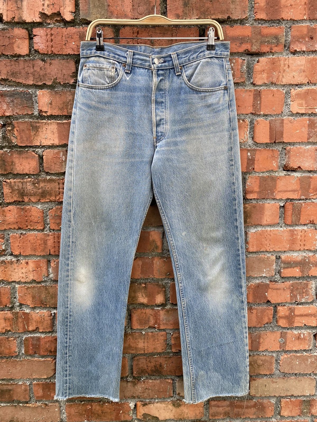 Levi's × Levi's Vintage Clothing × Vintage W32x30 vintage levi's 501 made in USA cut off Size US 32 / EU 48 - 1 Thumbnail