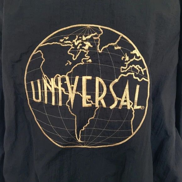 Universal Studios Gold Embroidered Logo Bomber Jacket Size US XL / EU 56 / 4 - 6 Thumbnail