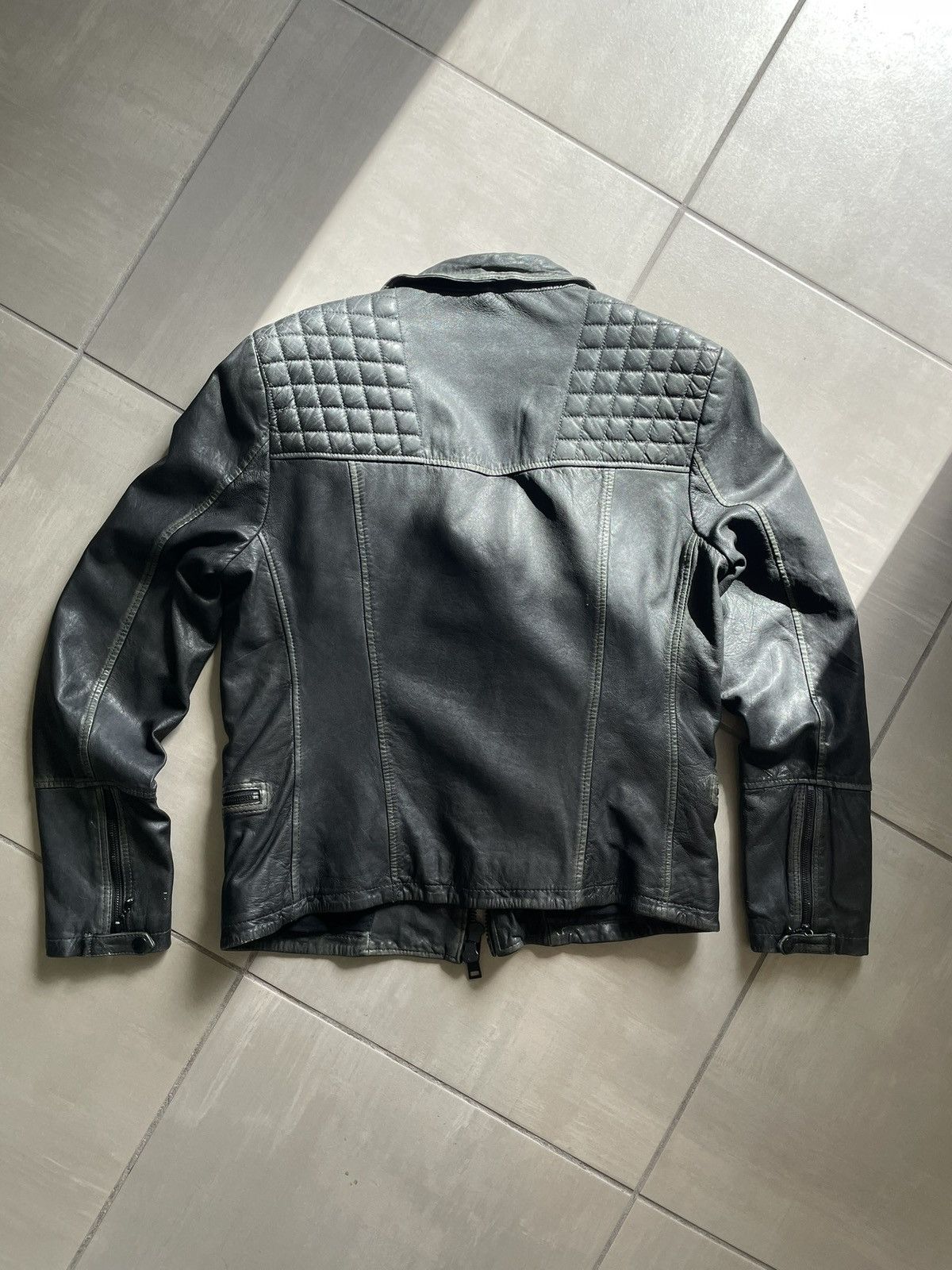 Allsaints AllSaints Spitalfield leather cargo jacket Size US M / EU 48-50 / 2 - 3 Thumbnail