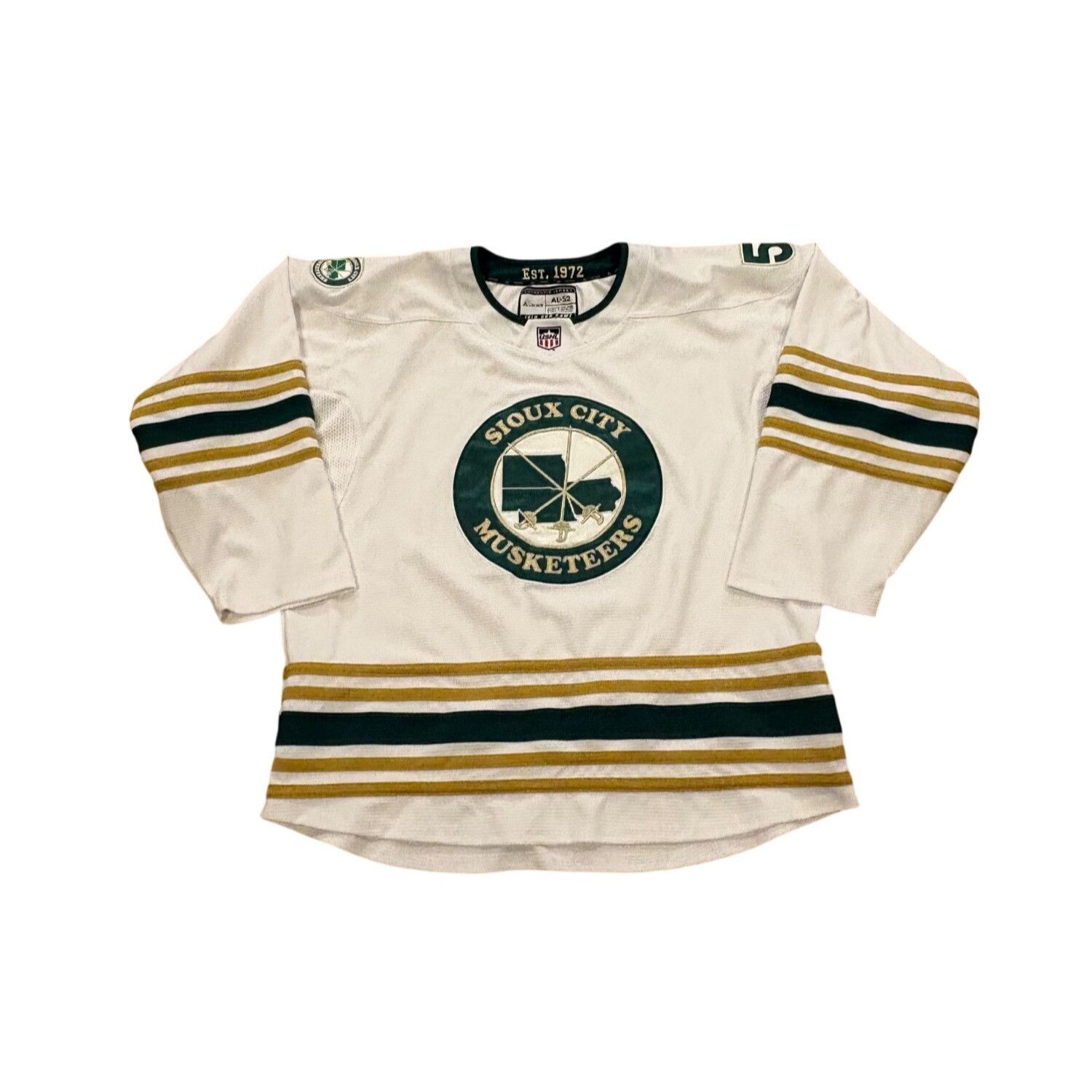 Other Rare 2022-2023 Sioux City Musketeers Team Signed Authentic U Size US XXL / EU 58 / 5 - 1 Thumbnail
