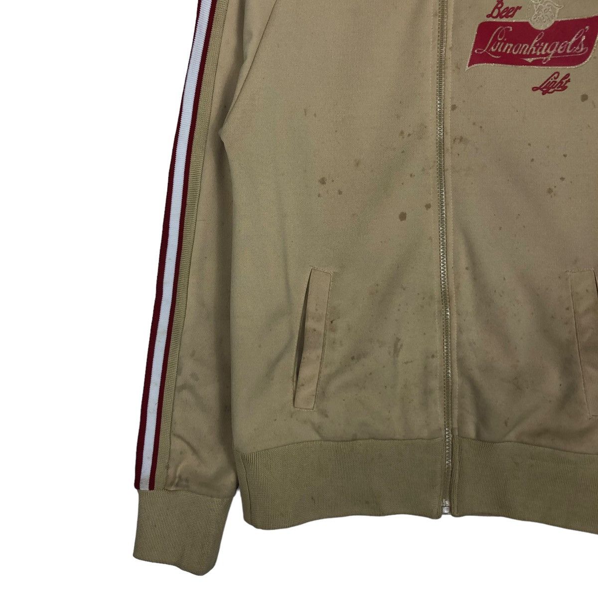 Japanese Brand 🔥VINTAGE ZIPPER JACKET TINKS BEER BOTTLE BIG LOGO Size US S / EU 44-46 / 1 - 6 Thumbnail