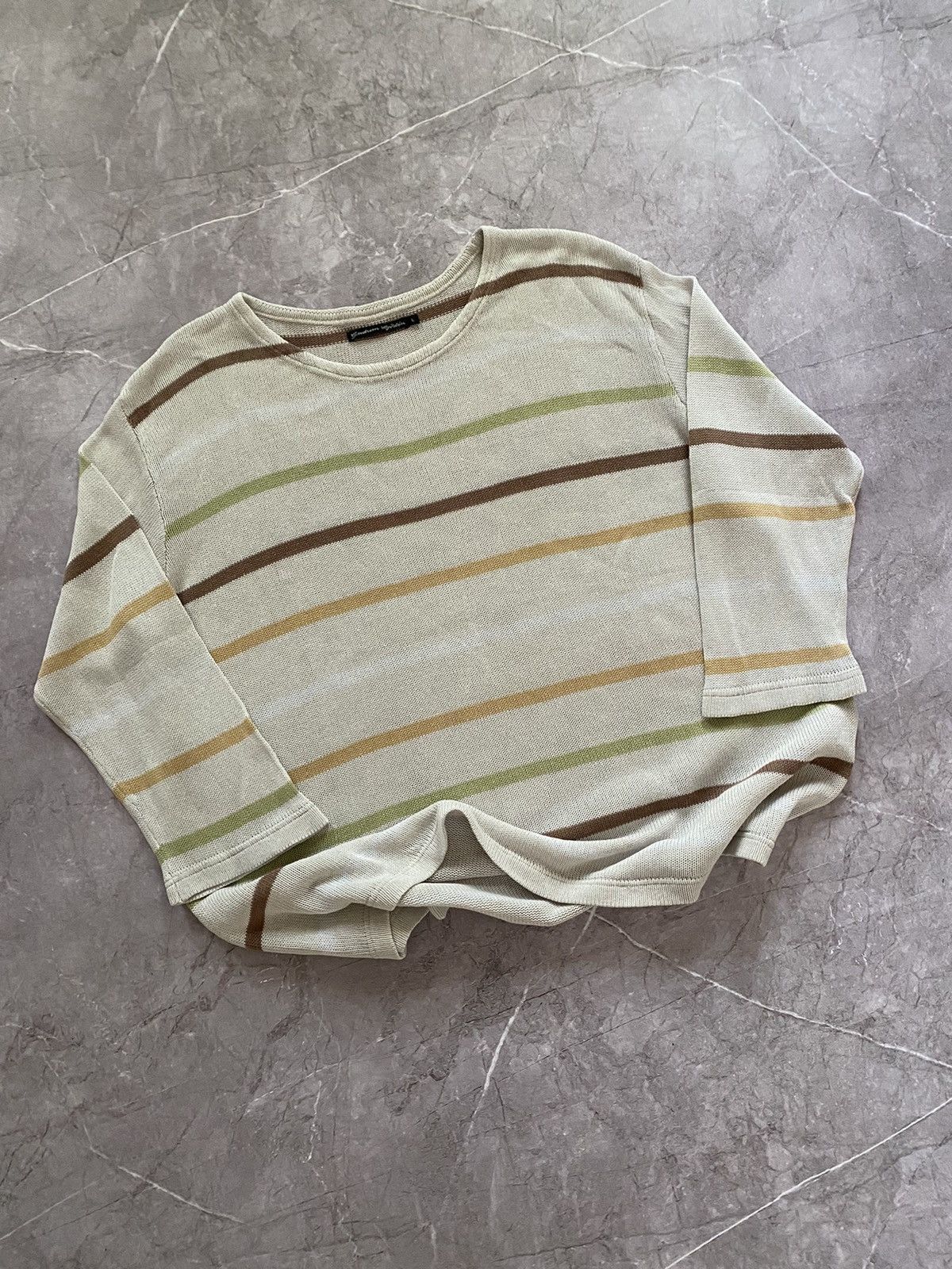 Designer × Gudrun Sjoden Rare Gudrun Sjoden Leinen Sweater Geometric Print Size L Size L / US 10 / IT 46 - 1 Thumbnail