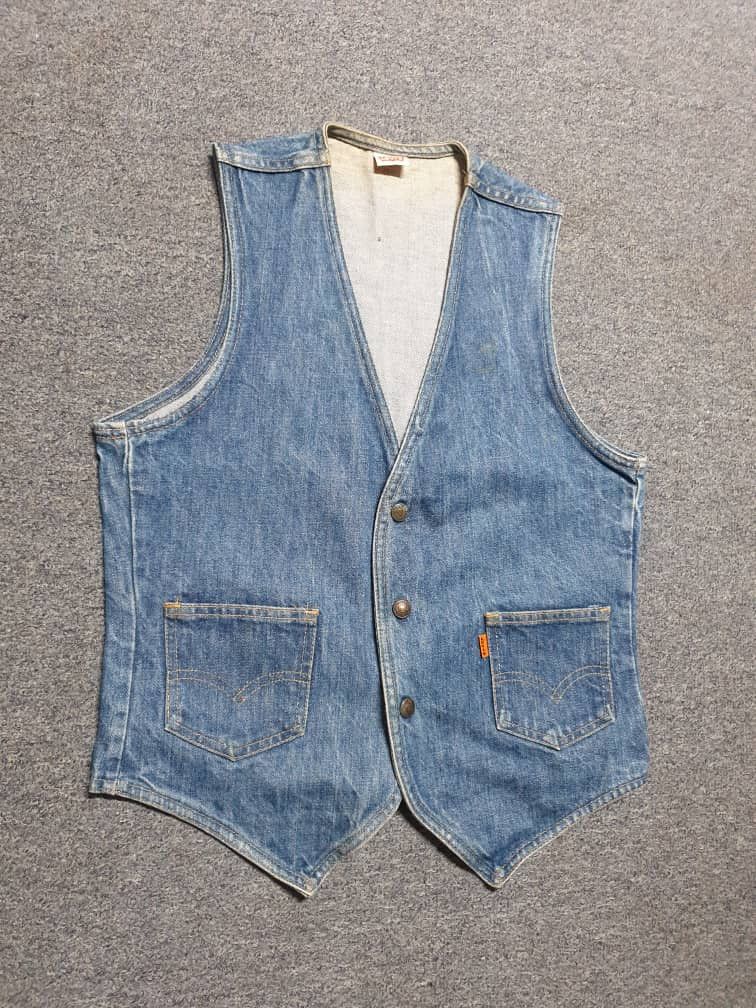 Levi's 💥Vintage levis orange tab vest Size US M / EU 48-50 / 2 - 9 Thumbnail