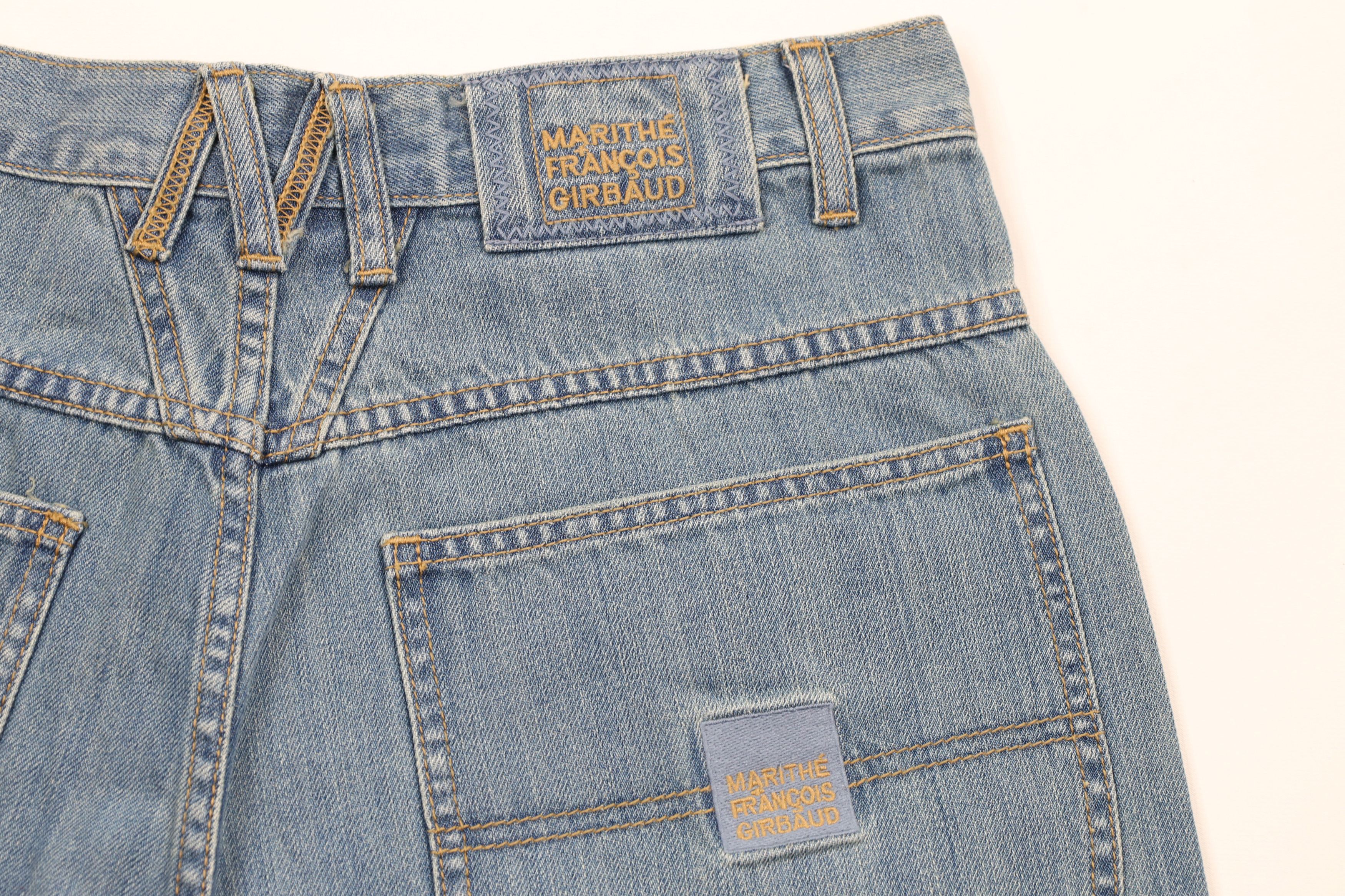 Marithe + Francois Girbaud × Vintage Deadstock Vintage Marithe Francois Girbaud Denim Jean Shorts Size US 32 / EU 48 - 11 Thumbnail