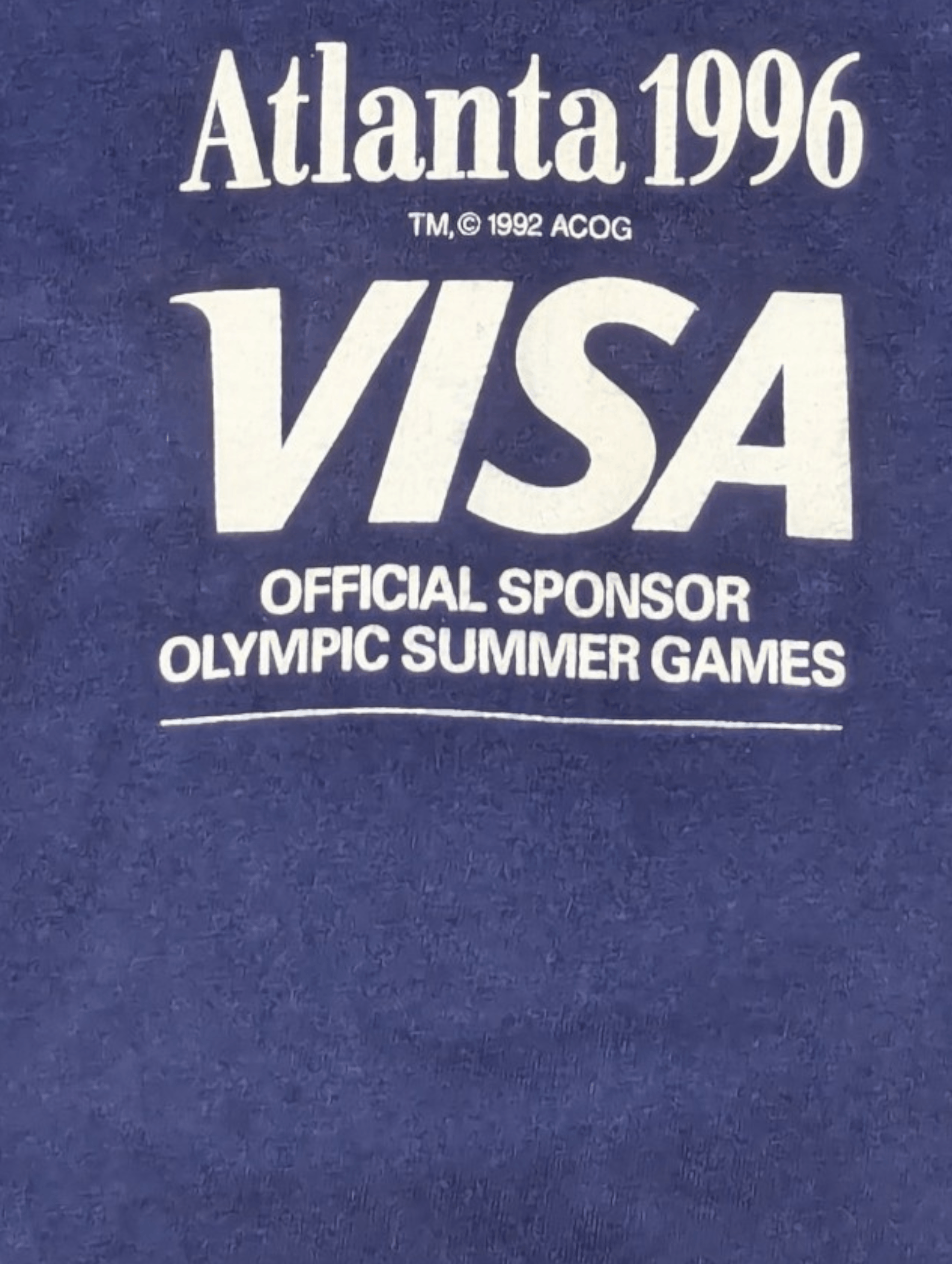 USA Olympics 1996 Olympics Atlanta Vintage Tee Shirt Single Stitches Size US M / EU 48-50 / 2 - 6 Thumbnail