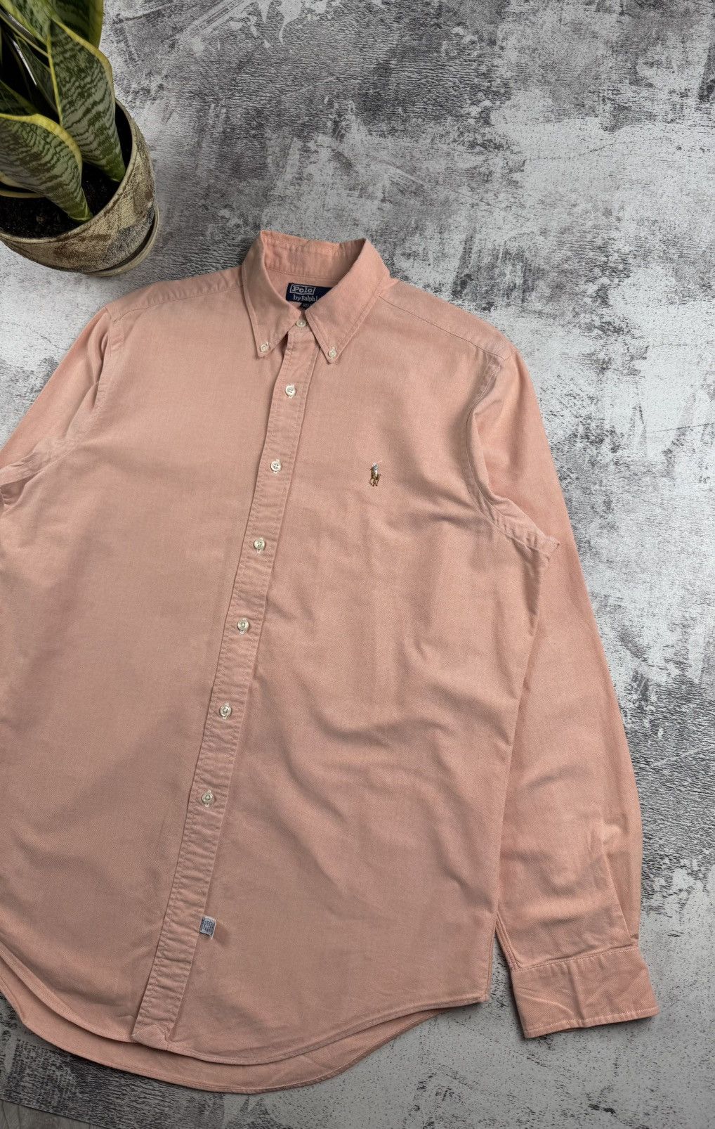 Polo Ralph Lauren Polo Ralph Lauren Basic Blank 90S Longsleeve Button Shirt Size US L / EU 52-54 / 3 - 3 Thumbnail
