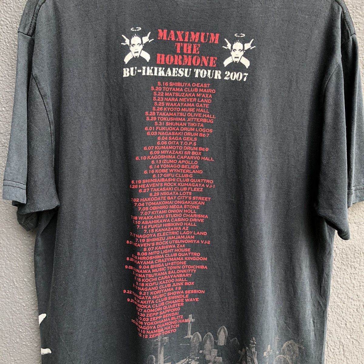 Band Tees 💢Distressed💢 Maximum The Hormone Tour 2007 x Rolling Cradle Size US L / EU 52-54 / 3 - 11 Thumbnail