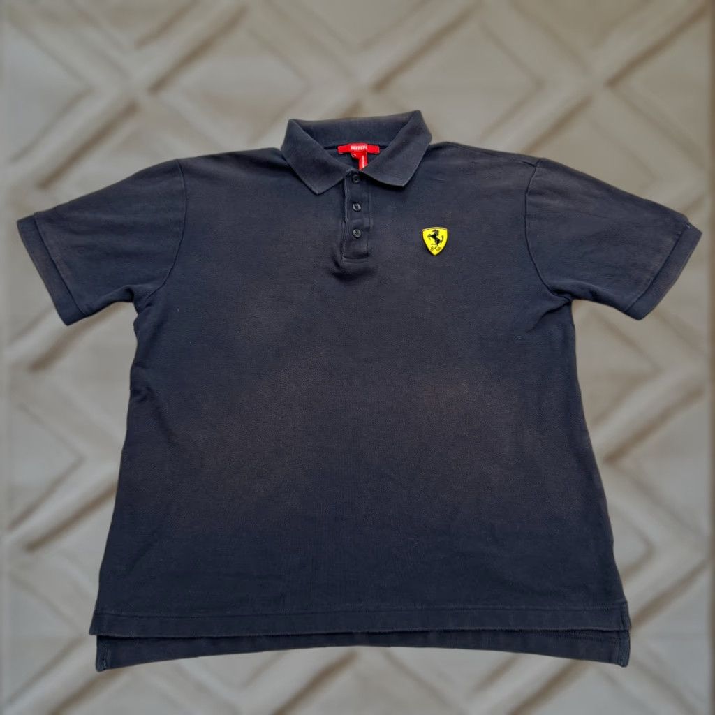 Ferrari Scuderia Ferrari Polo Shirt Mens XL Black Short Sleeve Logo Racing Cars Size US XL / EU 56 / 4 - 1 Thumbnail