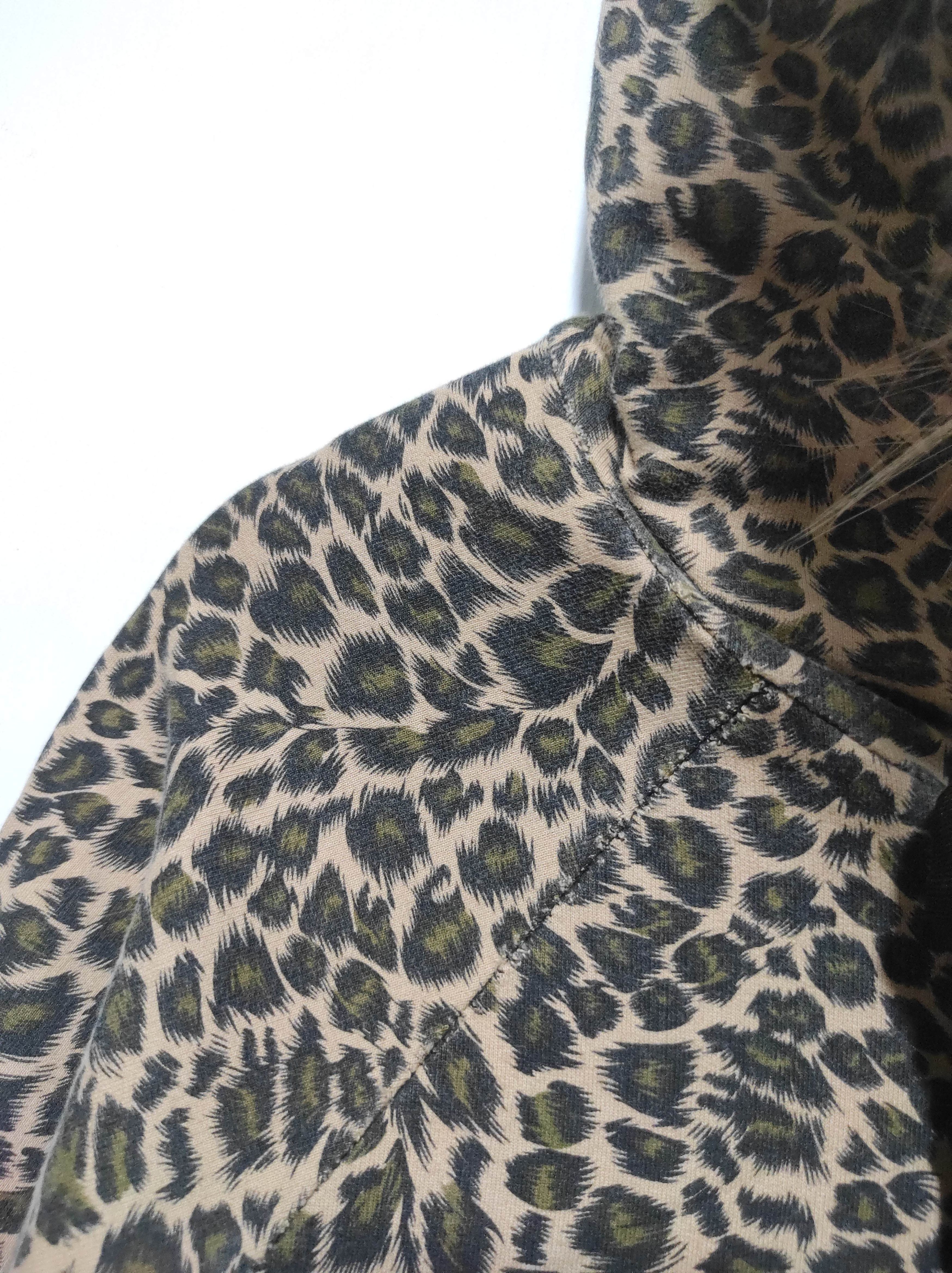 Hysteric Glamour World Wide Love Leopard Fur Hoodie IfSixWasNine LGB style Size S / US 4 / IT 40 - 15 Thumbnail