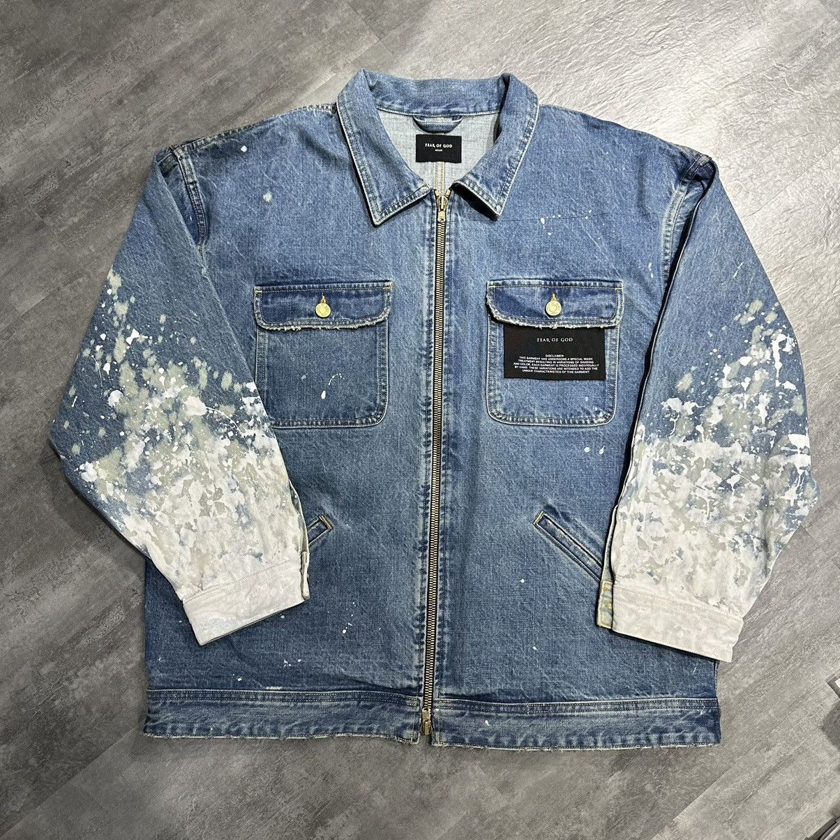 Fear of God 5th Selvedge Denim Painters Work Jacket