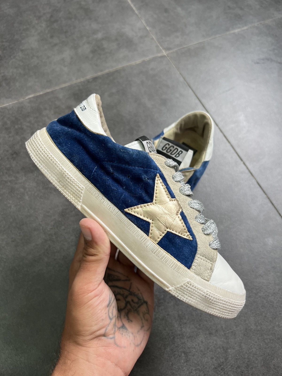 Golden Goose Golden Goose GGDB Super Star Low Leather Sneakers Size US 7 / IT 37 - 3 Thumbnail