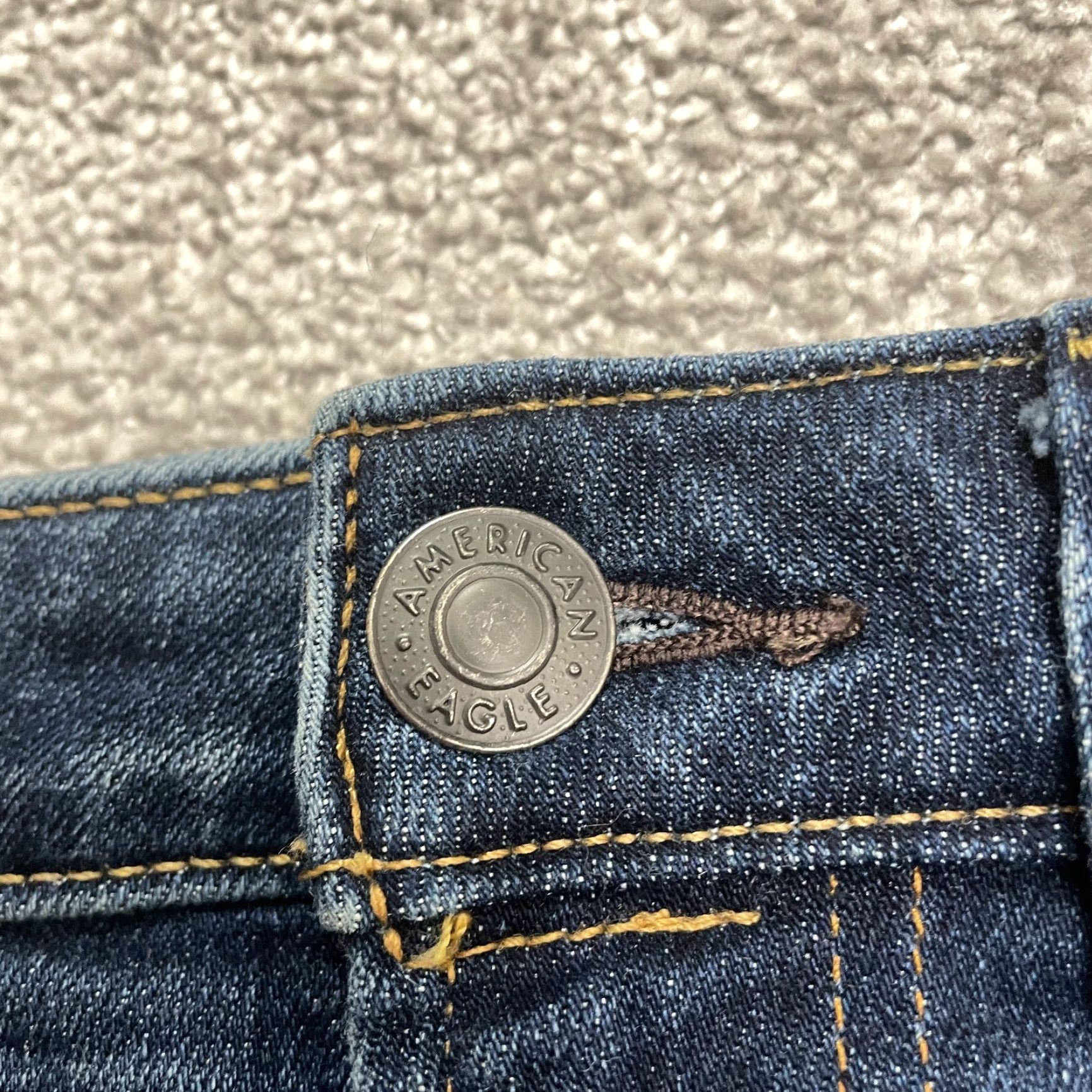 American Eagle Outfitters American Eagle Airflex + Temp Tech Slim Fit Denim Jeans Men 28x32 Dark Wash Blue Size US 28 / EU 44 - 4 Thumbnail
