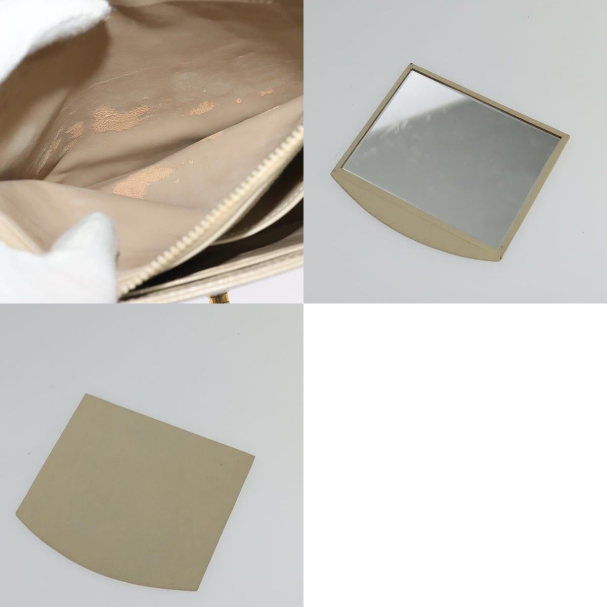 Gucci GUCCI Shoulder Bag Leather Cream Gold Size ONE SIZE - 13 Thumbnail