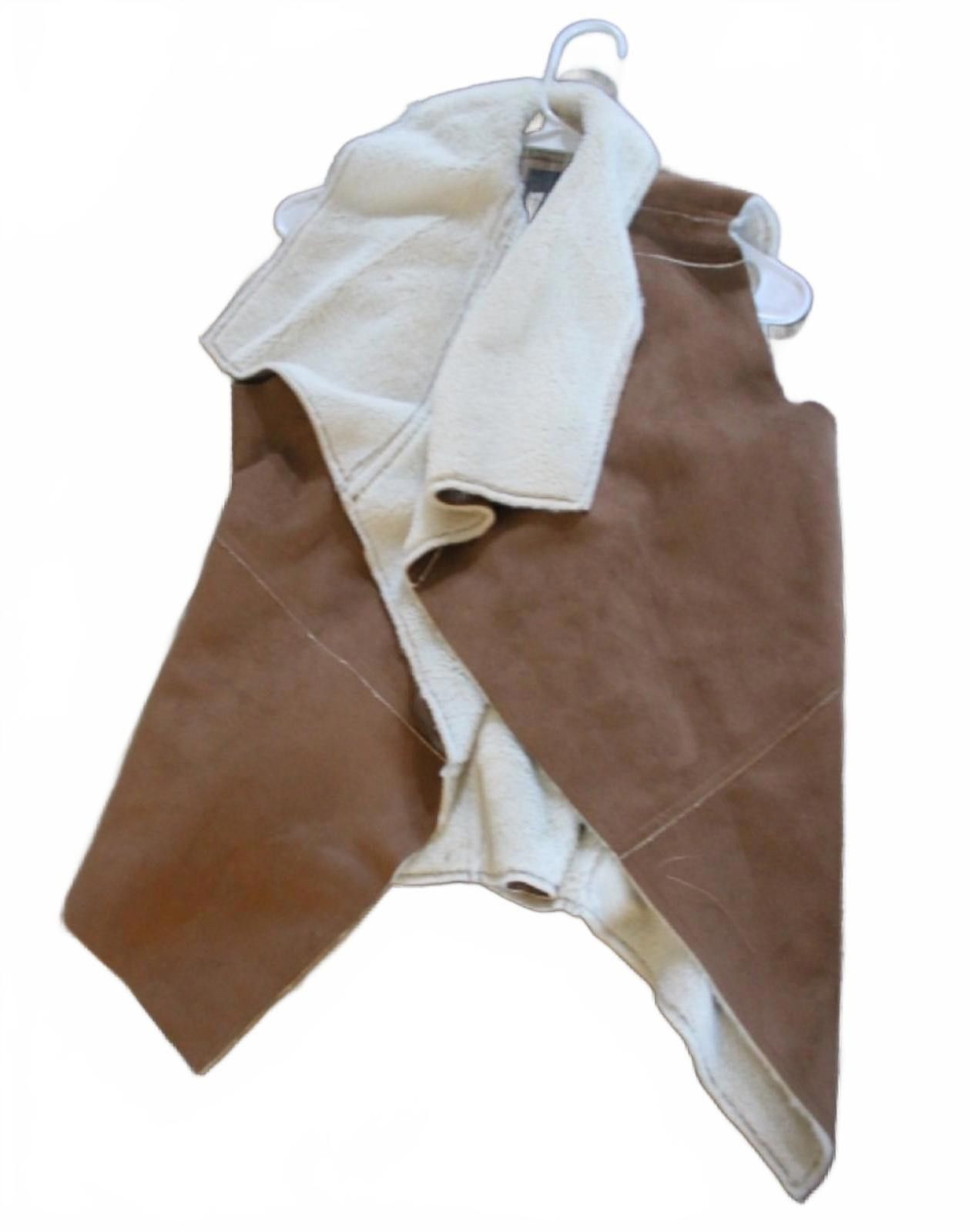 Other Me Jane Brown Faux Shearling Vest with Cream Lining Small Size S / US 4 / IT 40 - 5 Thumbnail