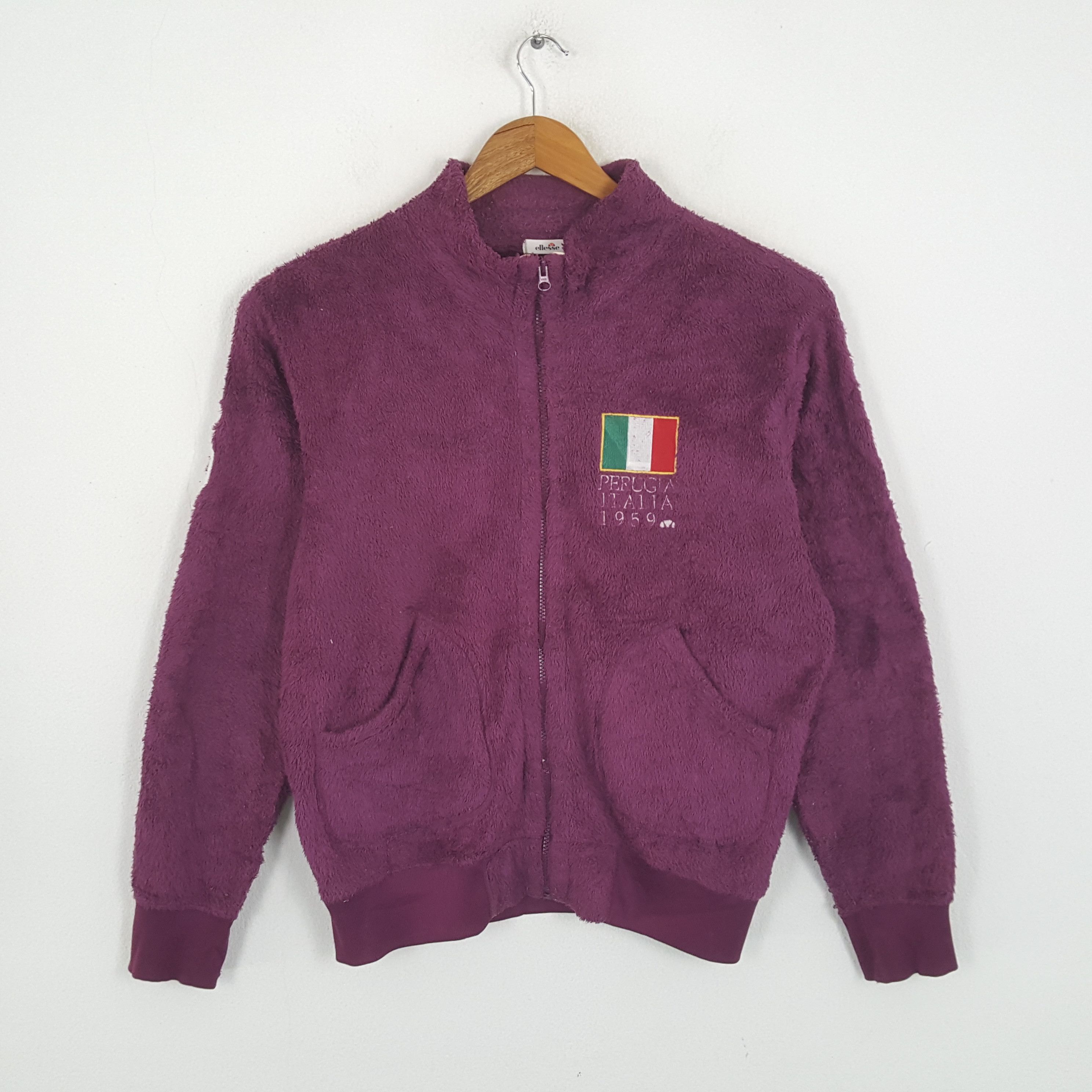 Ellesse × Japanese Brand × Vintage Vintage ELLESSE Italian Sportswear Fleece Sweater Size US L / EU 52-54 / 3 - 1 Thumbnail