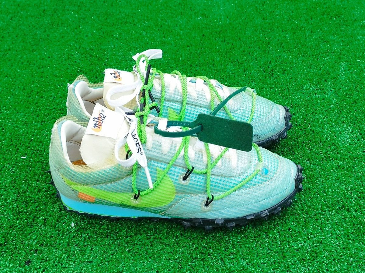 Nike × Off-White Shoes Nike Waffle Racer Off-White Size US 7 / IT 37 - 1 Thumbnail