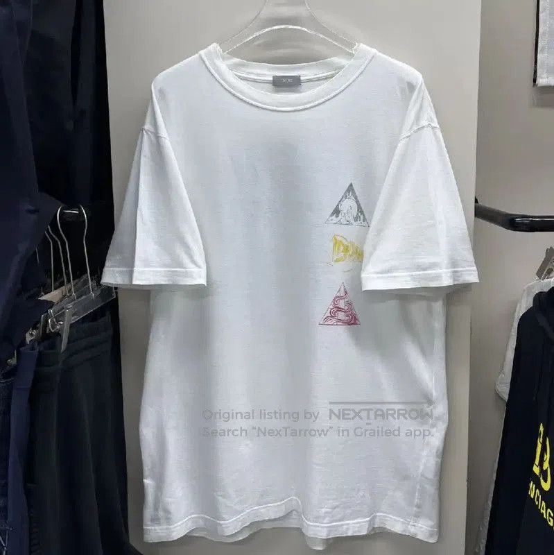 Dior Dior White Cotton T-Shirt for Men . Size US XL / EU 56 / 4 - 1 Thumbnail