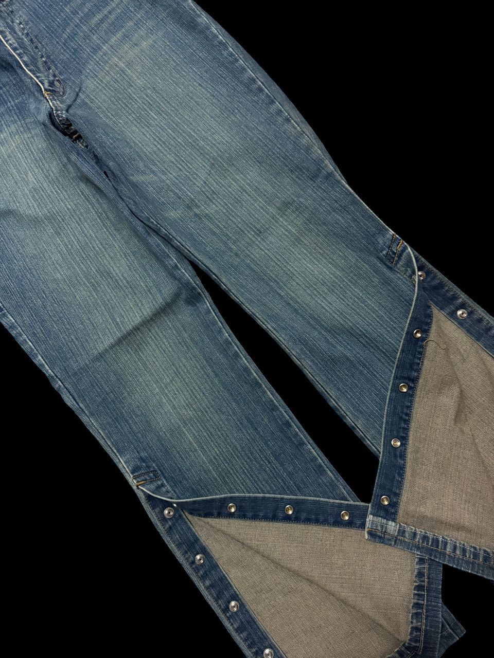 Vintage Rare Flared 🇯🇵 LiveClaire Bootcut Hidden Snapbutton Leg Size US 29 - 7 Thumbnail